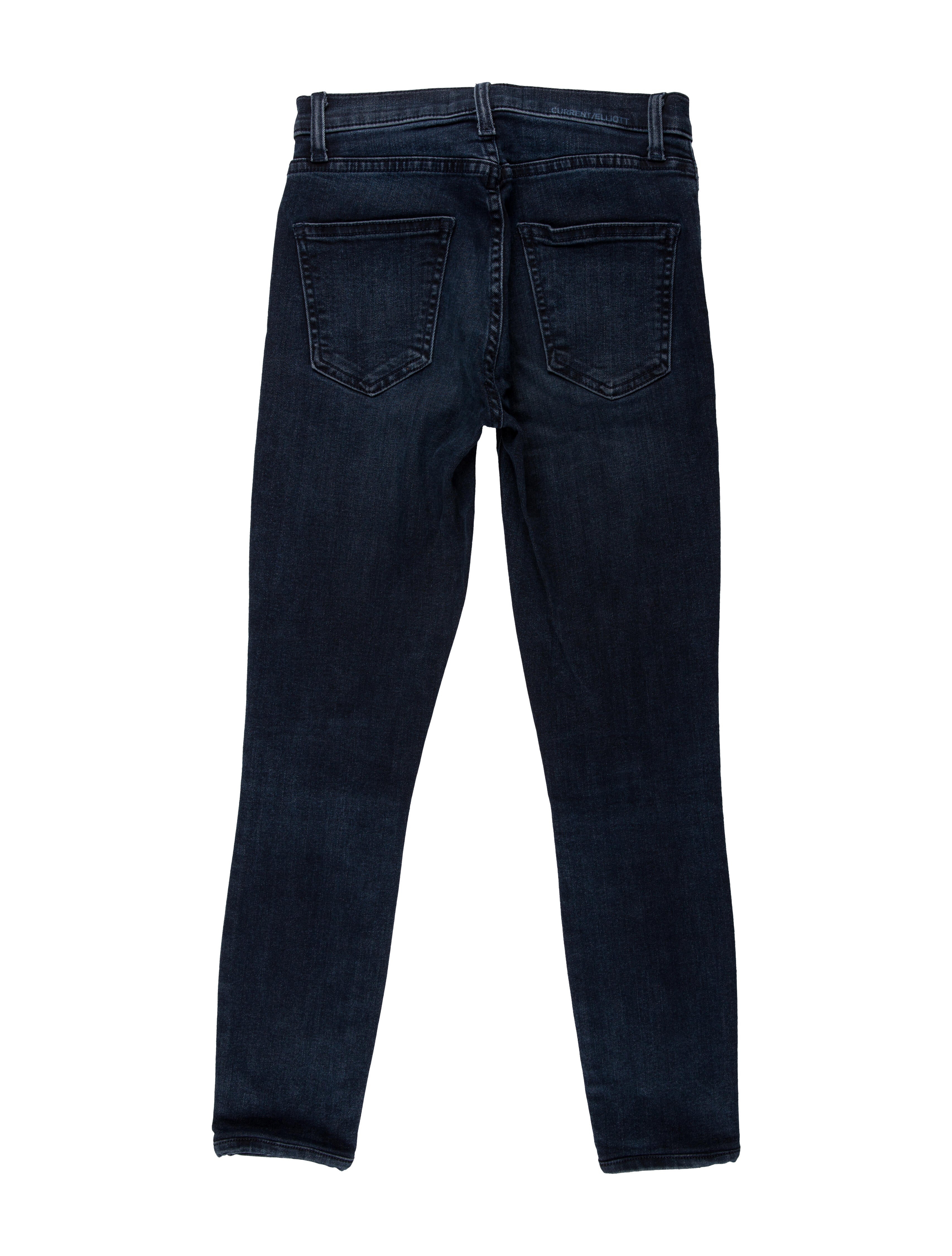 Current/Elliott Mid-Rise Skinny Leg Jeans