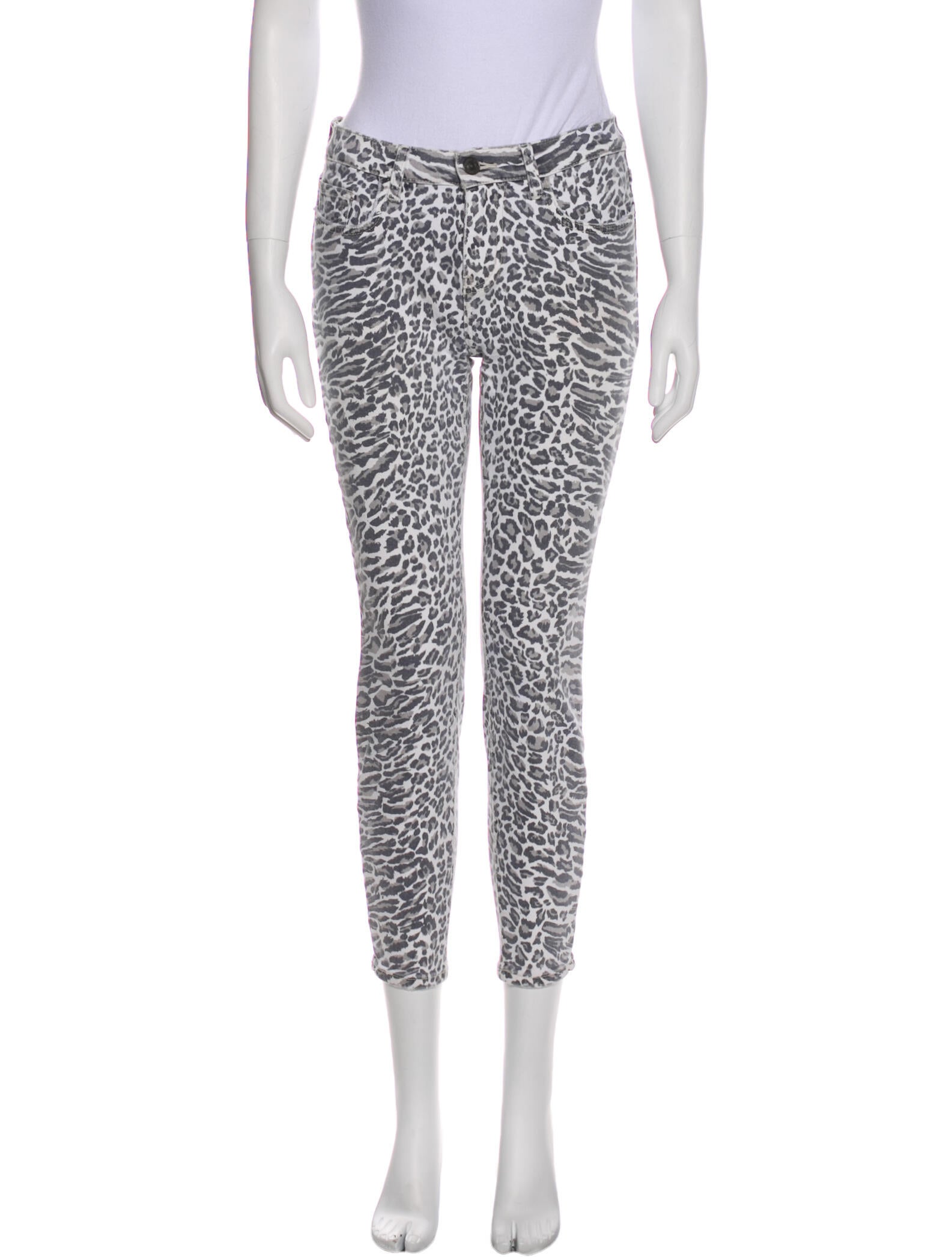 Current/Elliott Mid-Rise Skinny Leg Jeans