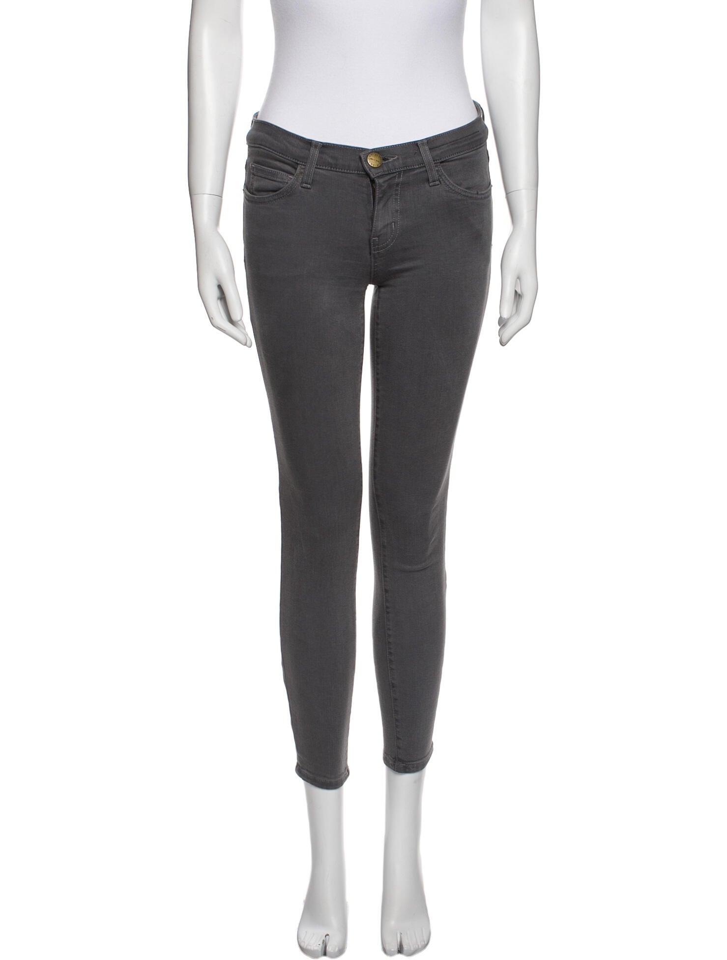 Current/Elliott Mid-Rise Skinny Leg Jeans