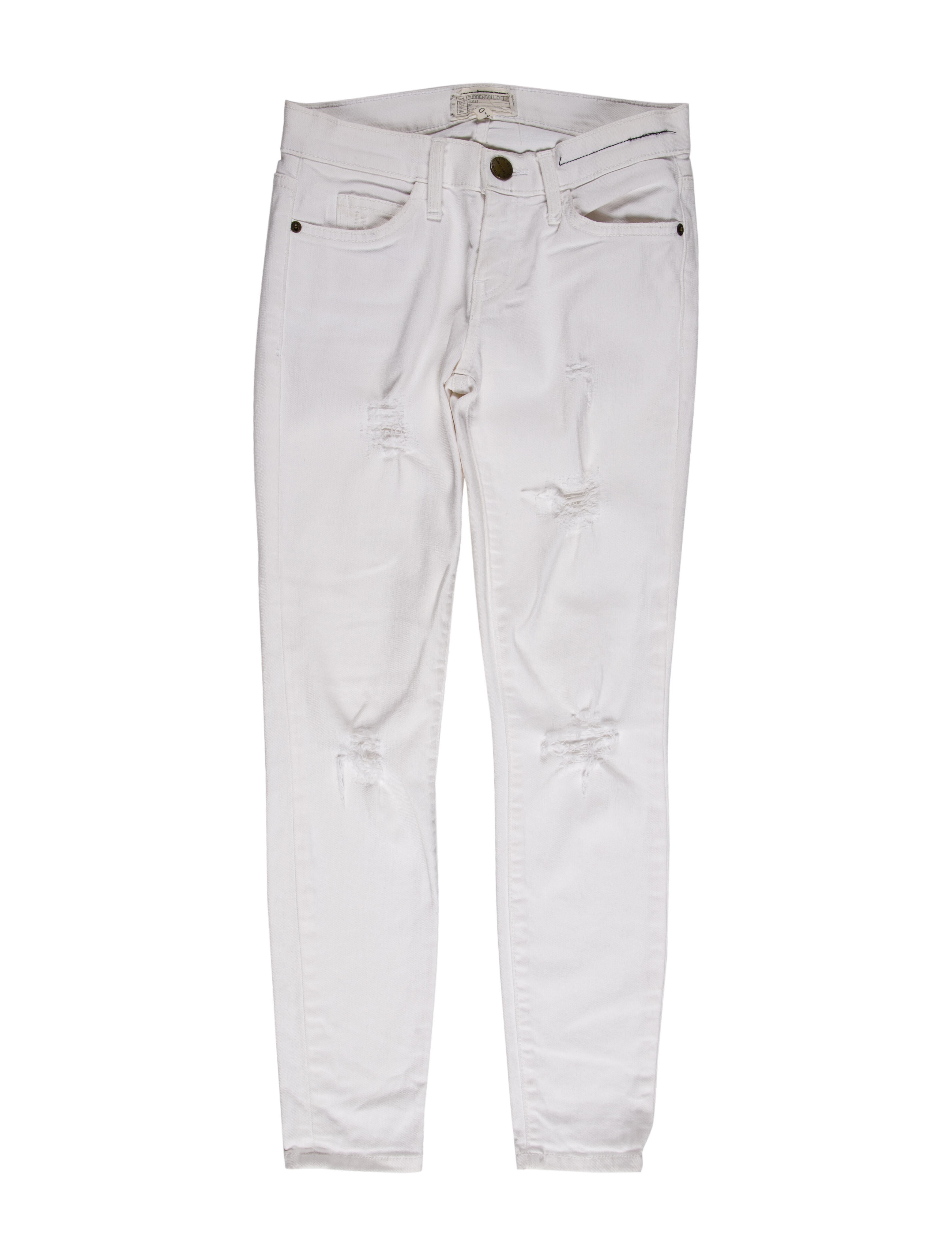 Current/Elliott Mid-Rise Skinny Leg Jeans