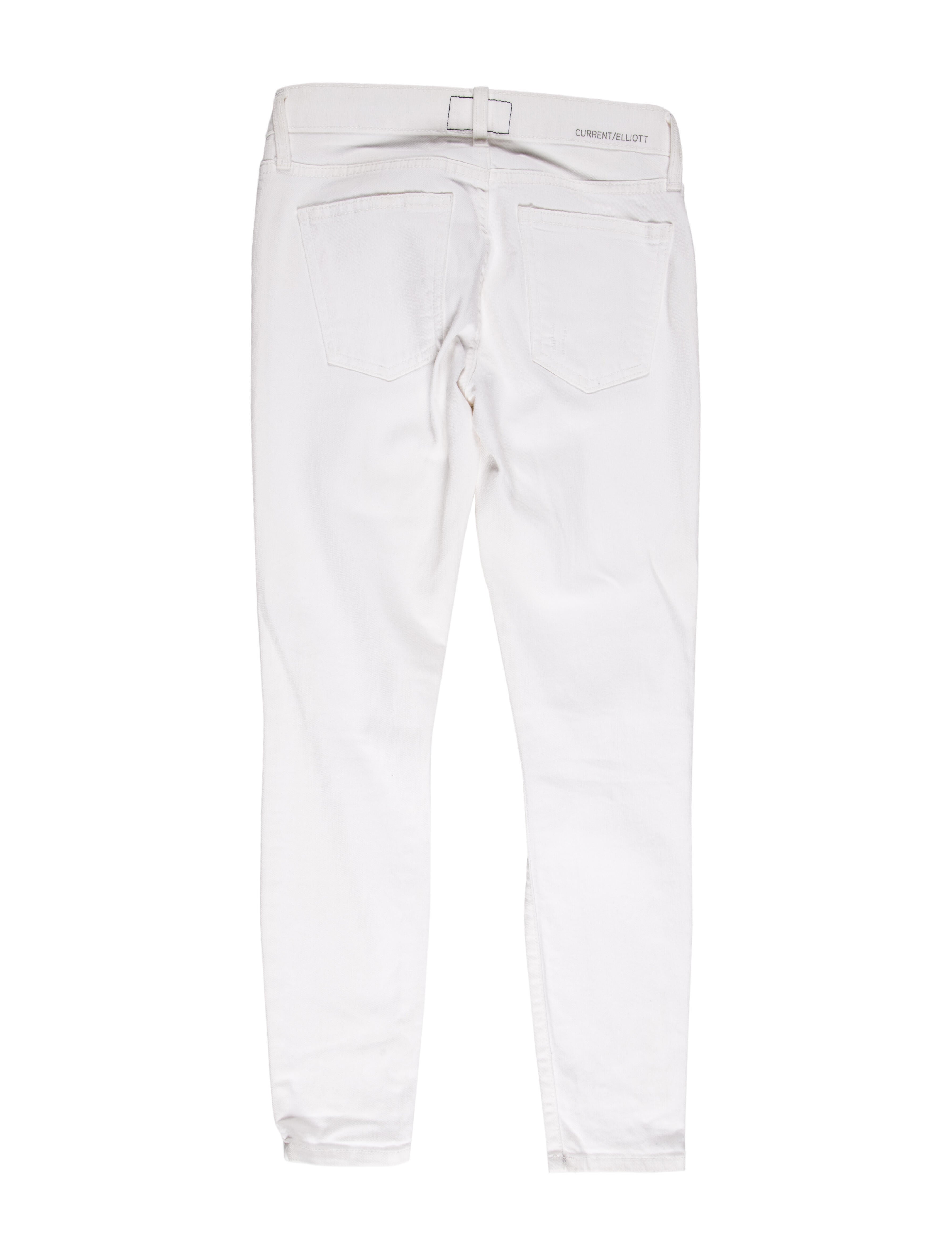 Current/Elliott Mid-Rise Skinny Leg Jeans