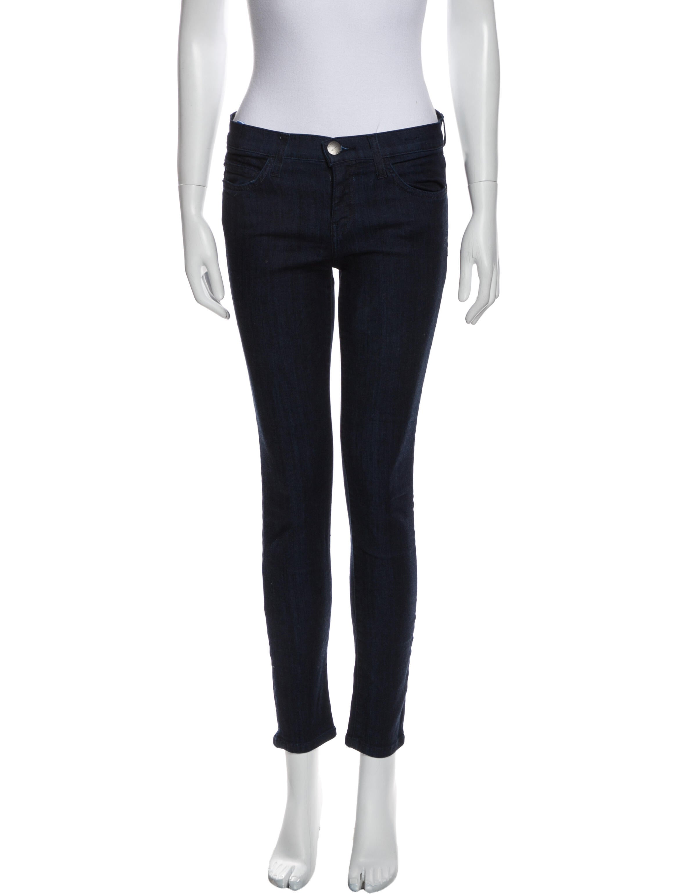 Current/Elliott Mid-Rise Skinny Leg Jeans
