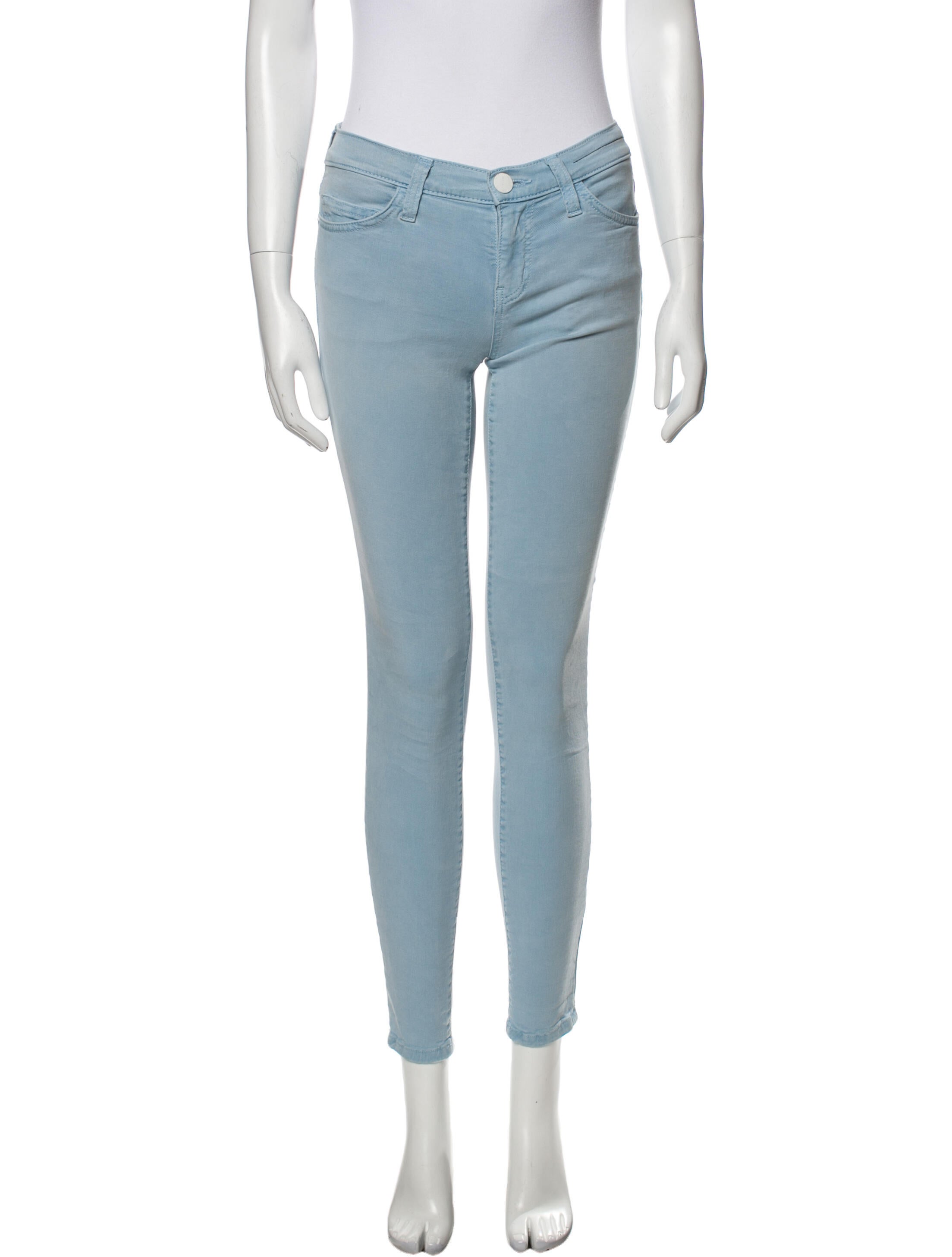 Current/Elliott Mid-Rise Skinny Leg Jeans