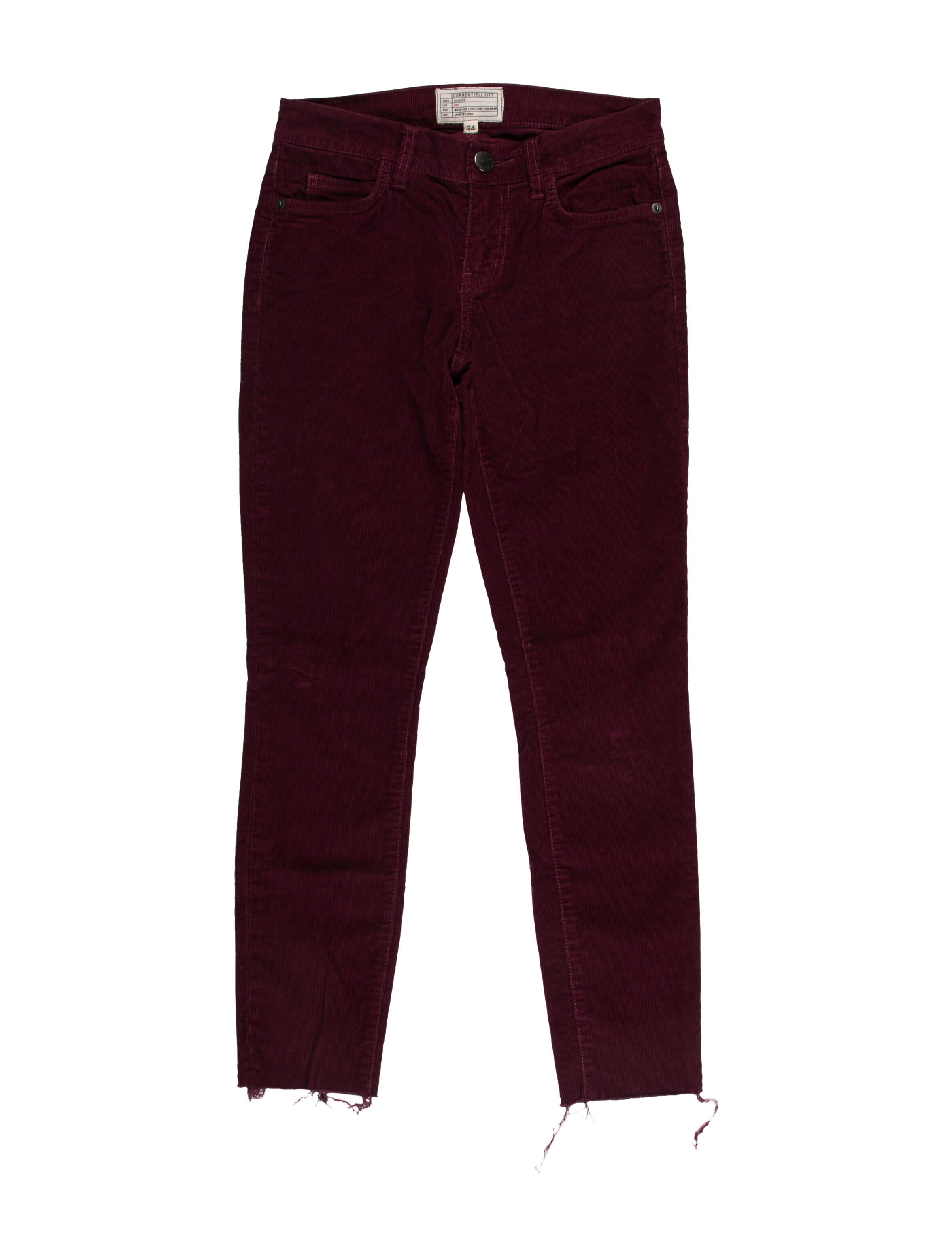 Current/Elliott Low-Rise Skinny Leg Jeans