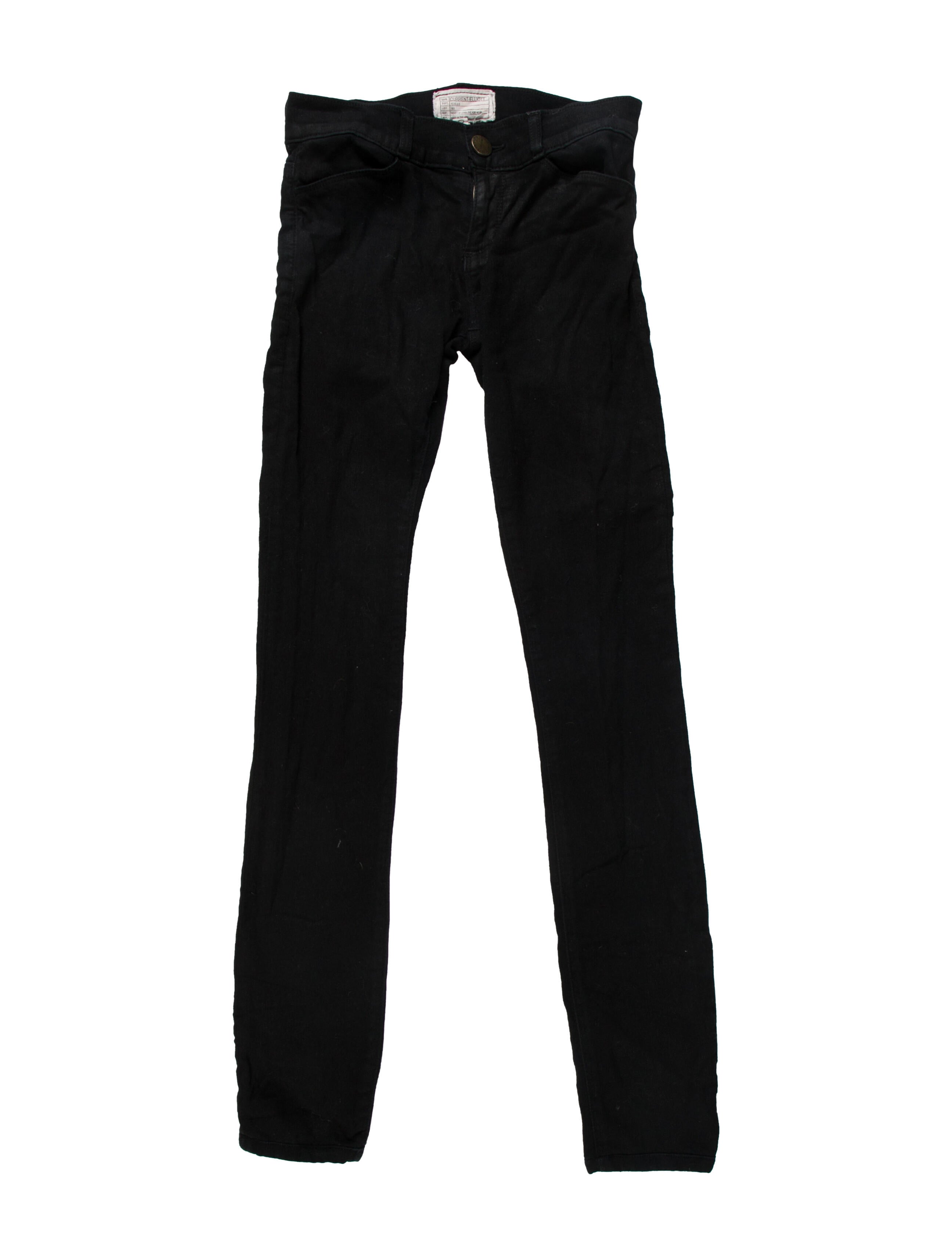 Current/Elliott Mid-Rise Skinny Leg Jeans