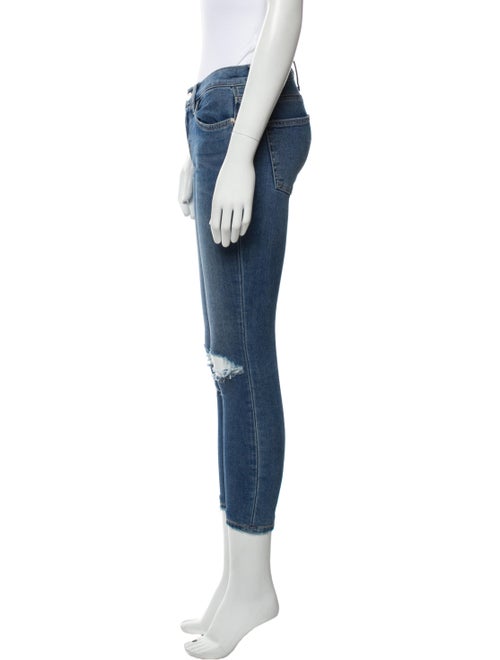 Current/Elliott Mid-Rise Skinny Leg Jeans
