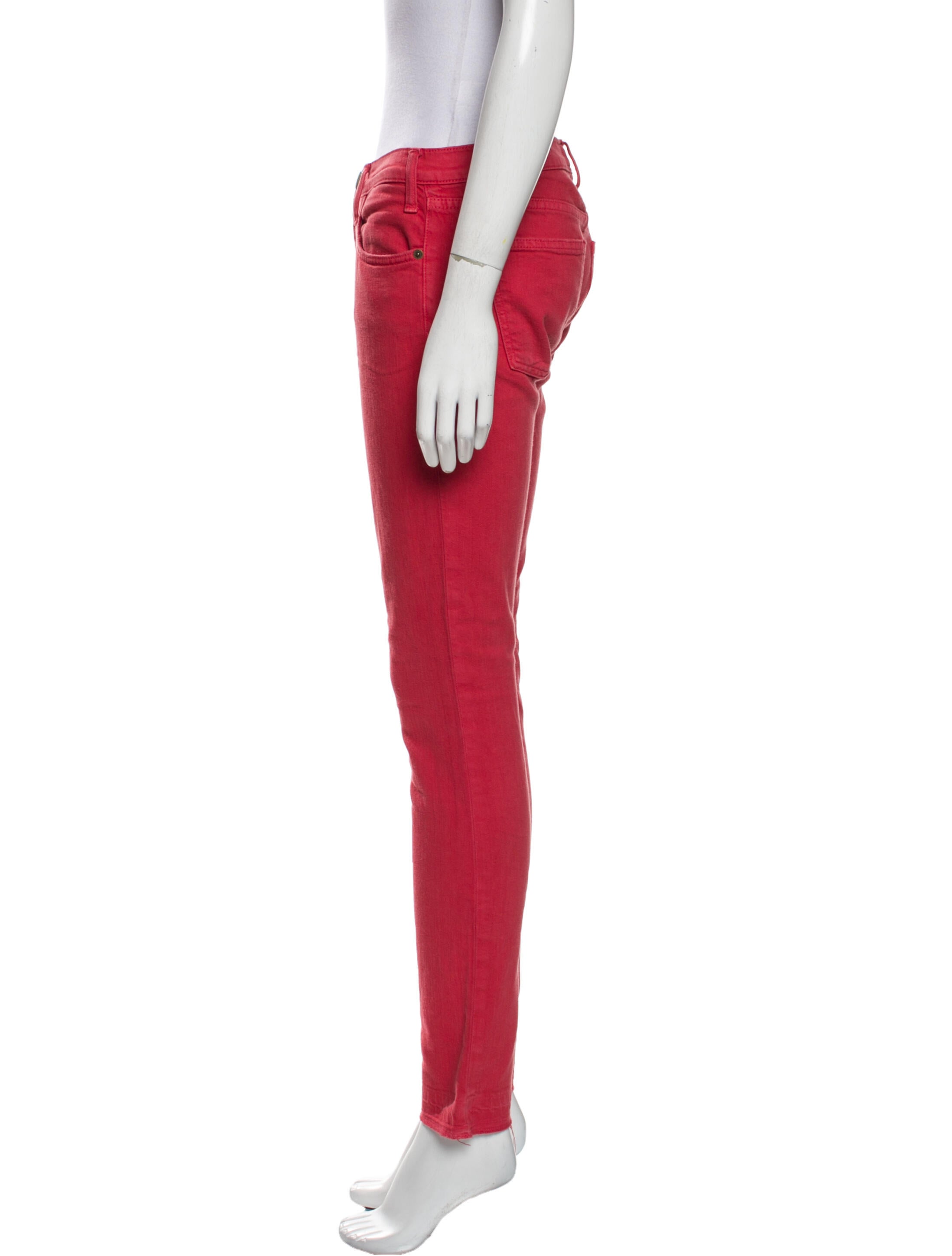 Current/Elliott Mid-Rise Skinny Leg Jeans
