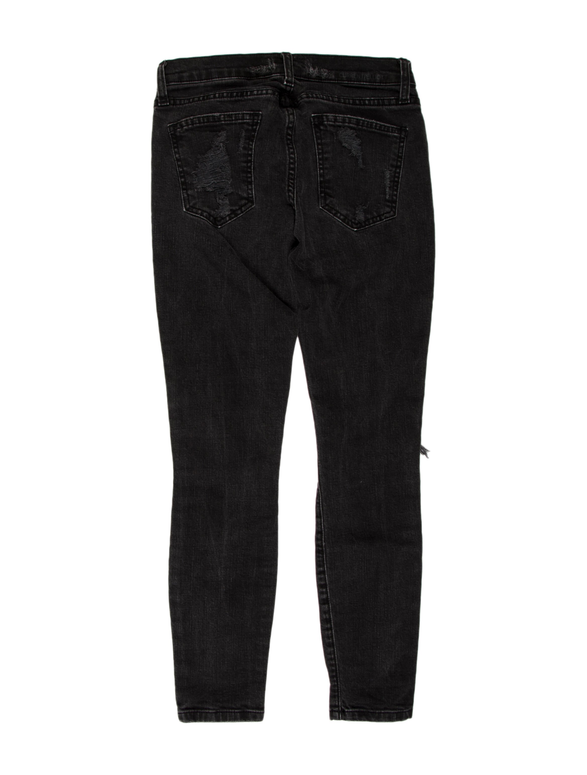 Current/Elliott Low-Rise Skinny Leg Jeans