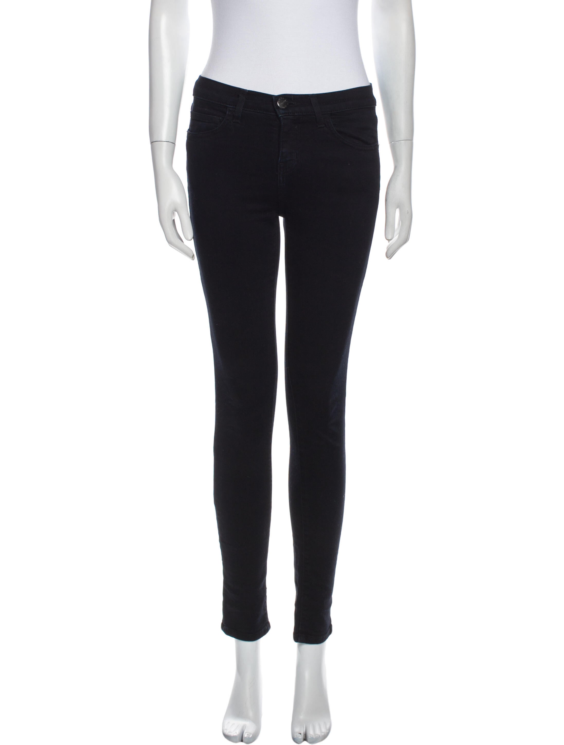 Current/Elliott Mid-Rise Skinny Leg Jeans