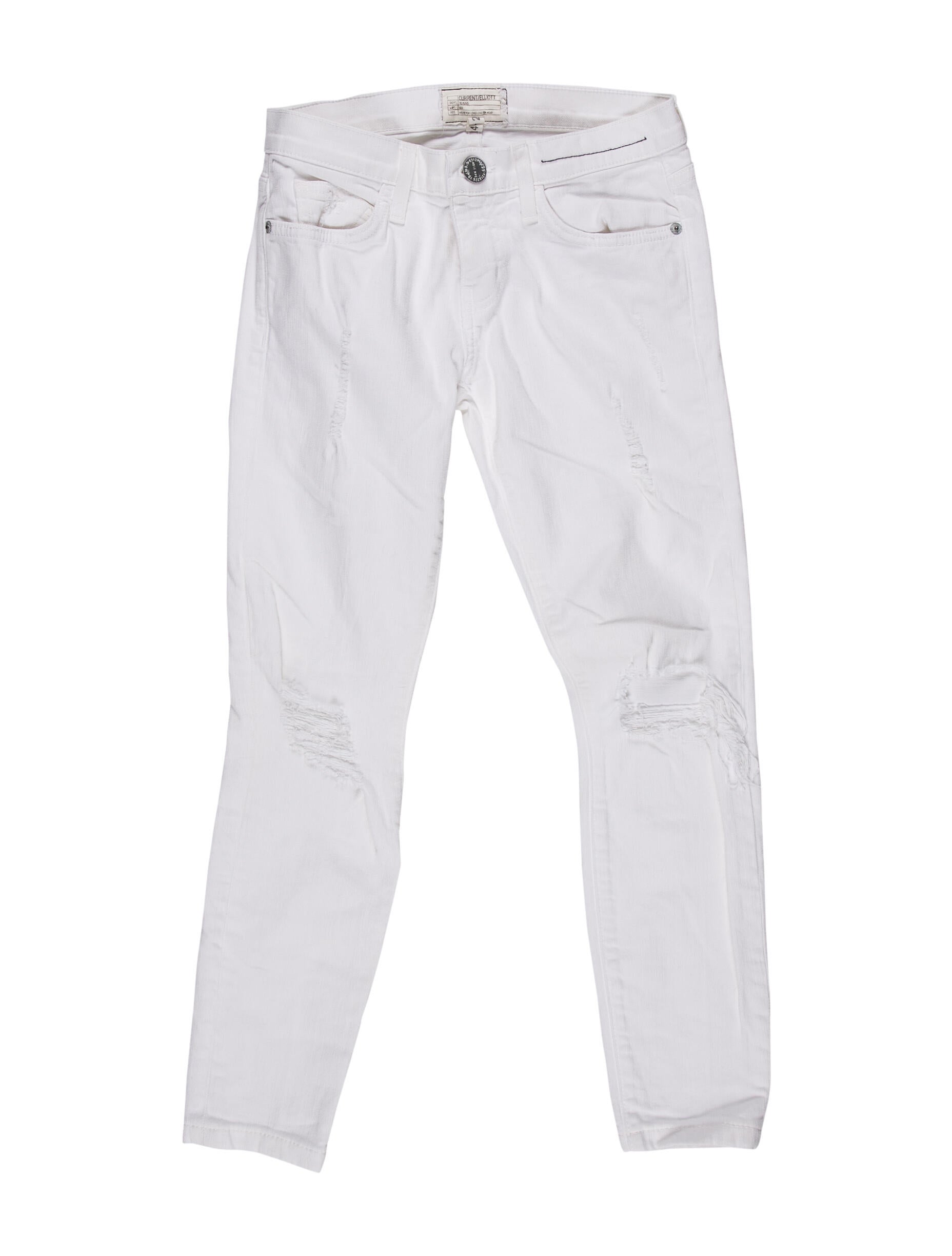 Current/Elliott Low-Rise Skinny Leg Jeans