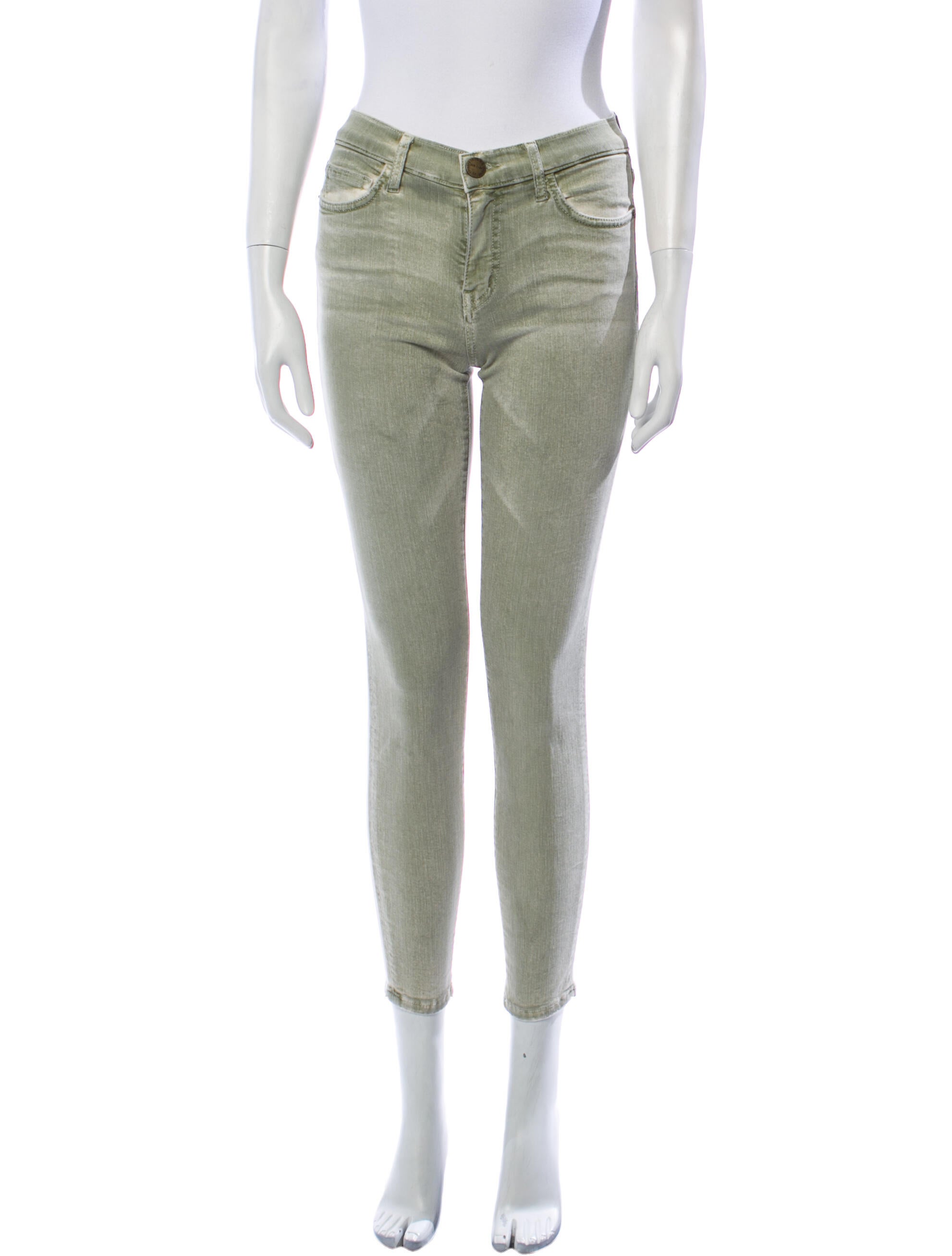 Current/Elliott Mid-Rise Skinny Leg Jeans