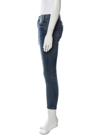 Current/Elliott Mid-Rise Skinny Leg Jeans