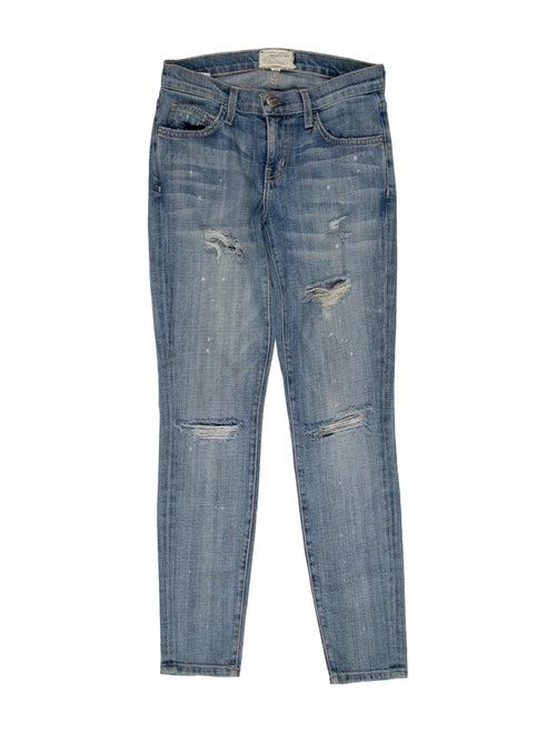Current/Elliott Low-Rise Skinny Leg Jeans
