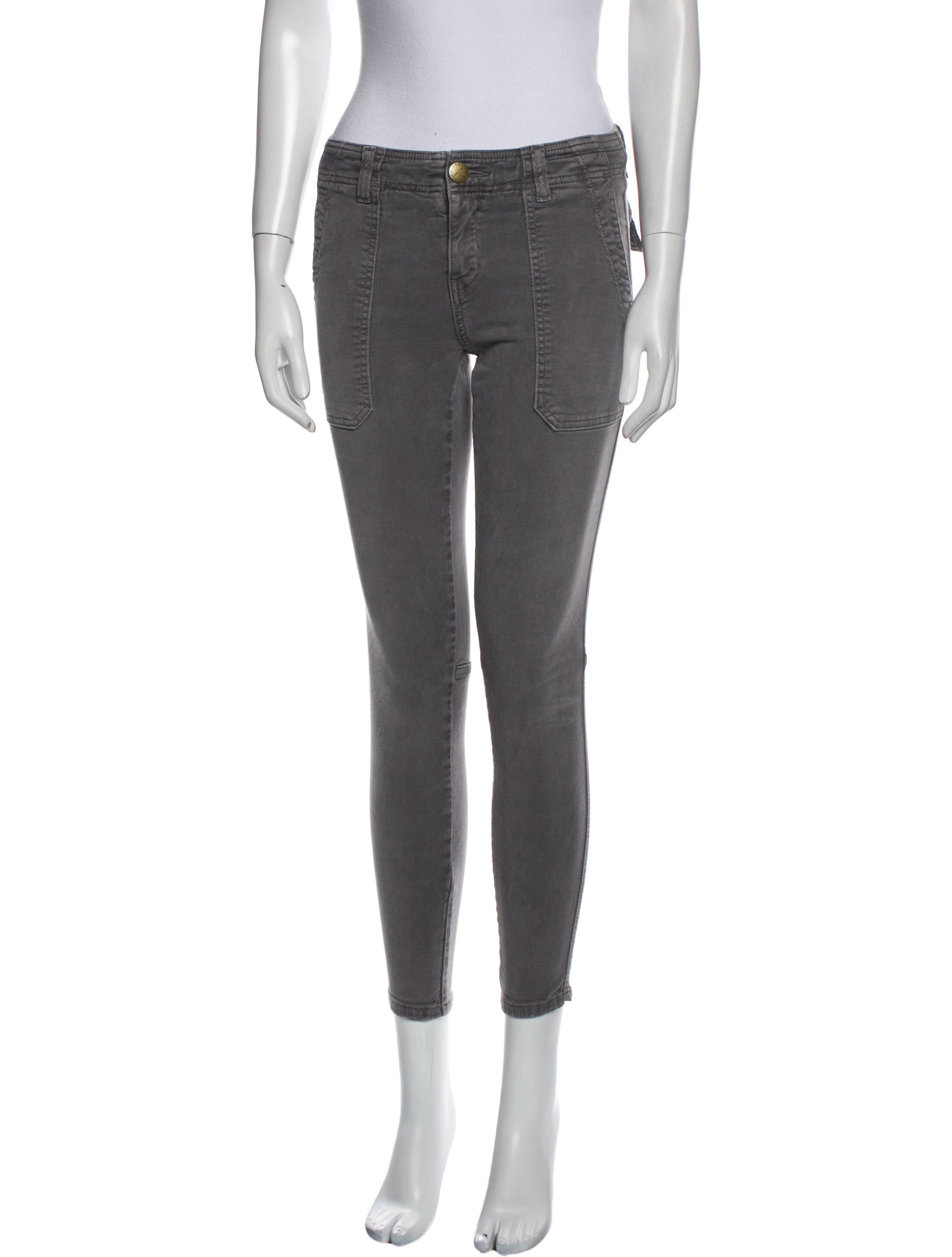 Current/Elliott Mid-Rise Skinny Leg Jeans