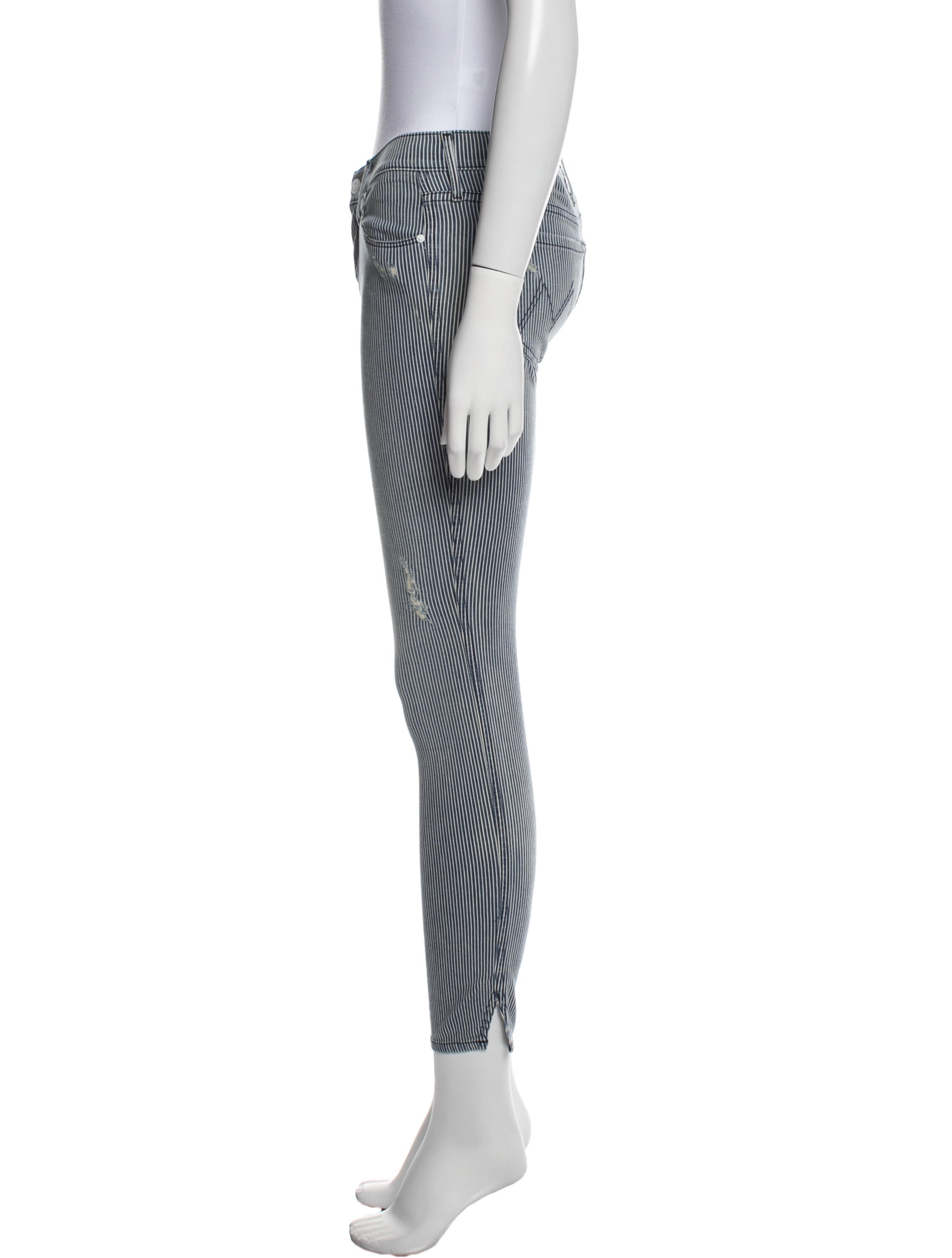 Current/Elliott Mid-Rise Skinny Leg Jeans