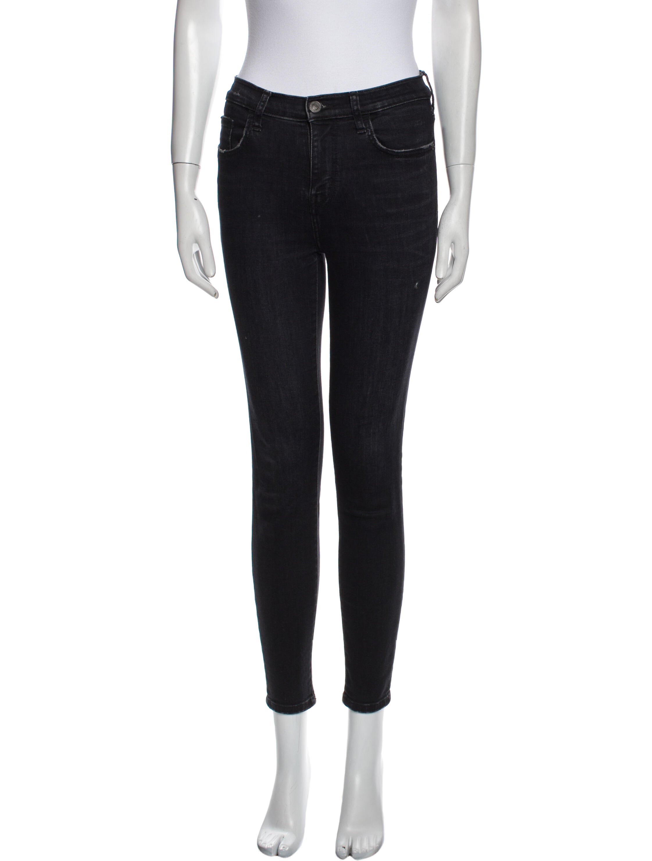 Current/Elliott Mid-Rise Skinny Leg Jeans