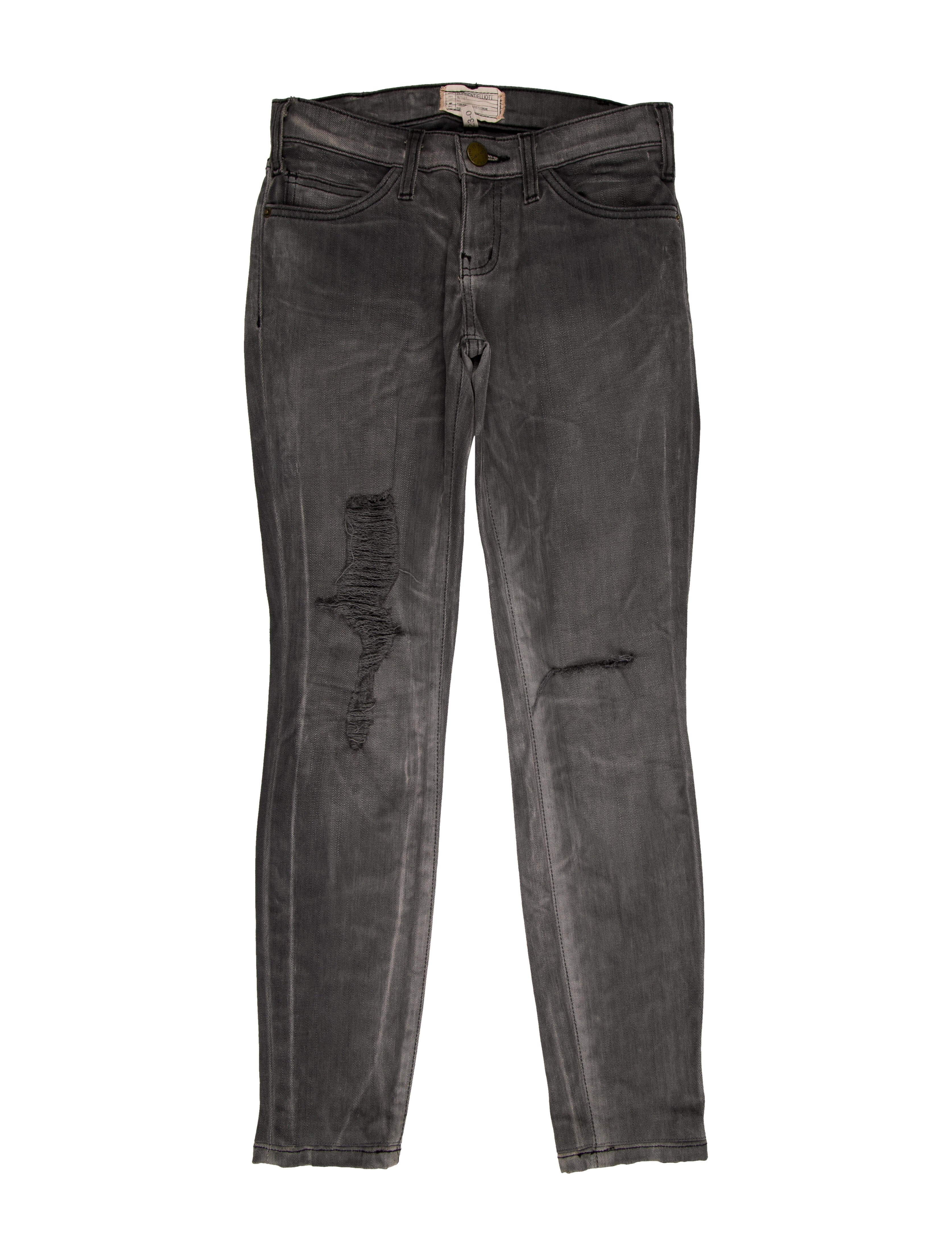 Current/Elliott Low-Rise Skinny Leg Jeans