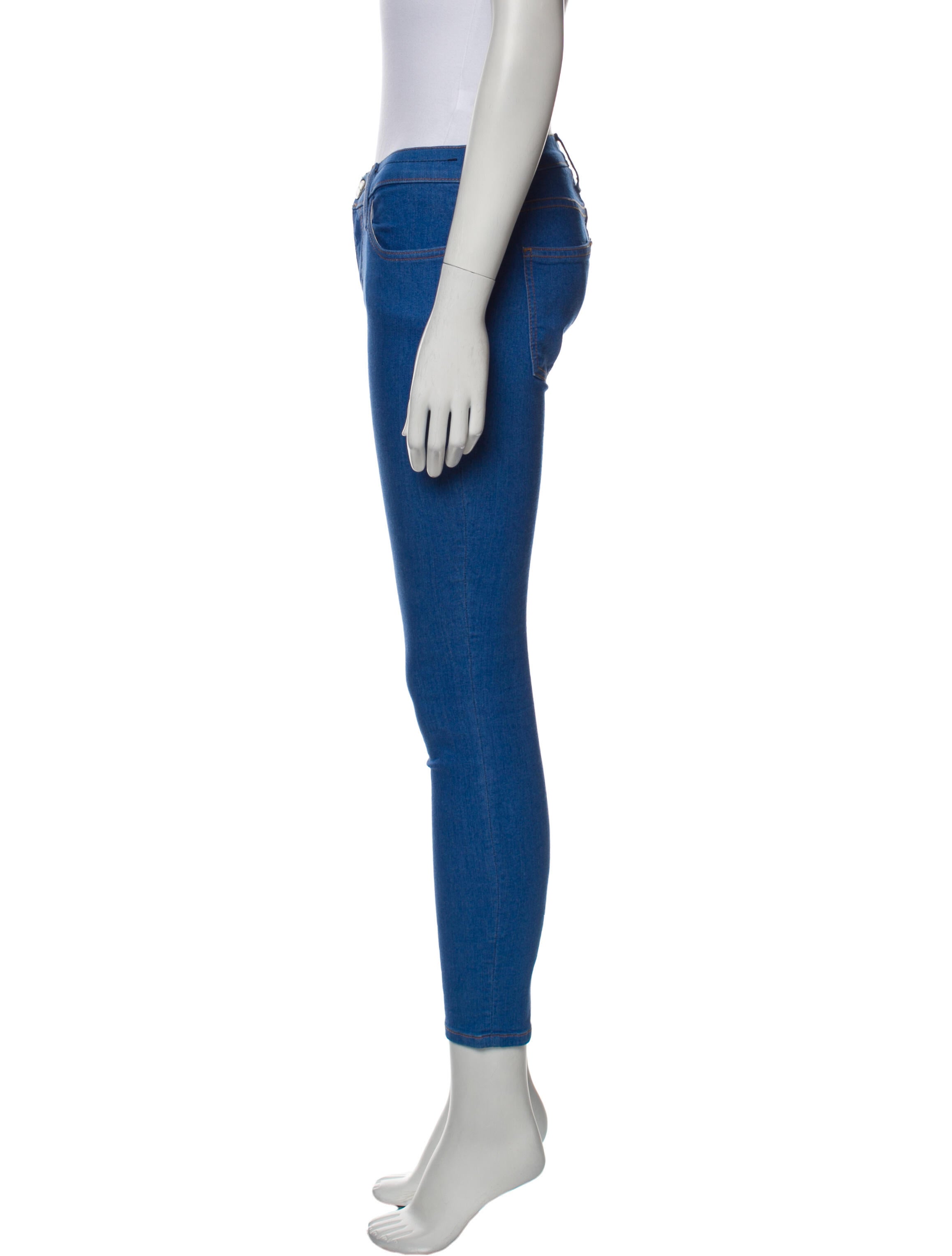 Current/Elliott Low-Rise Skinny Leg Jeans