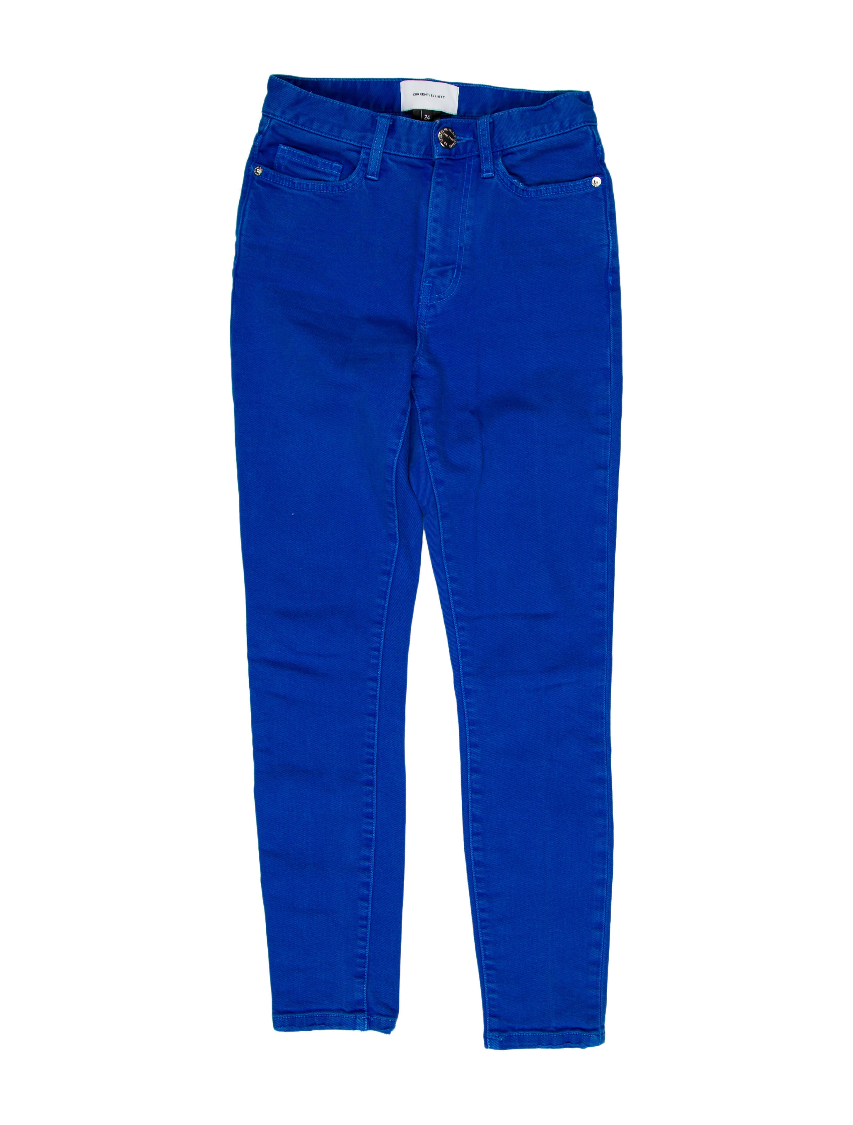 Current/Elliott Mid-Rise Skinny Leg Jeans