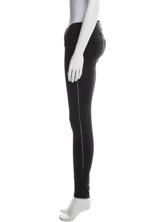 Current/Elliott Low-Rise Skinny Leg Jeans