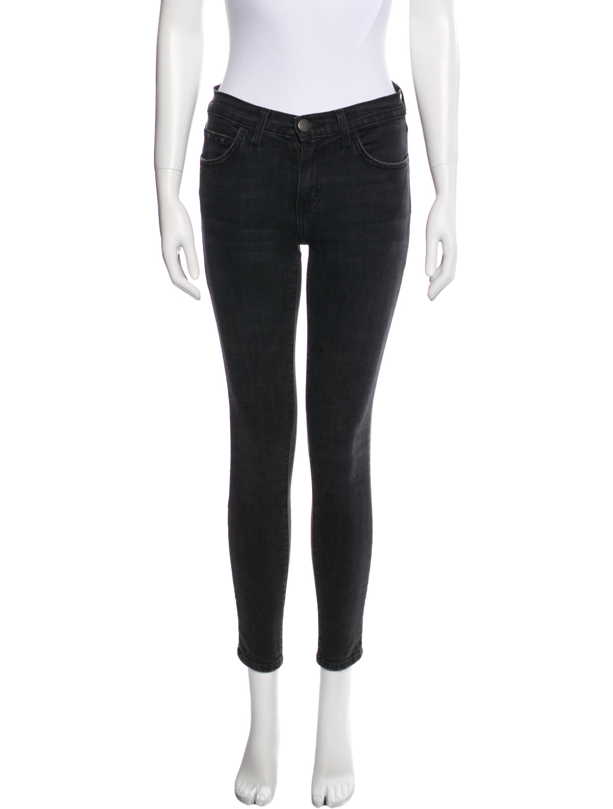 Current/Elliott Mid-Rise Skinny Leg Jeans