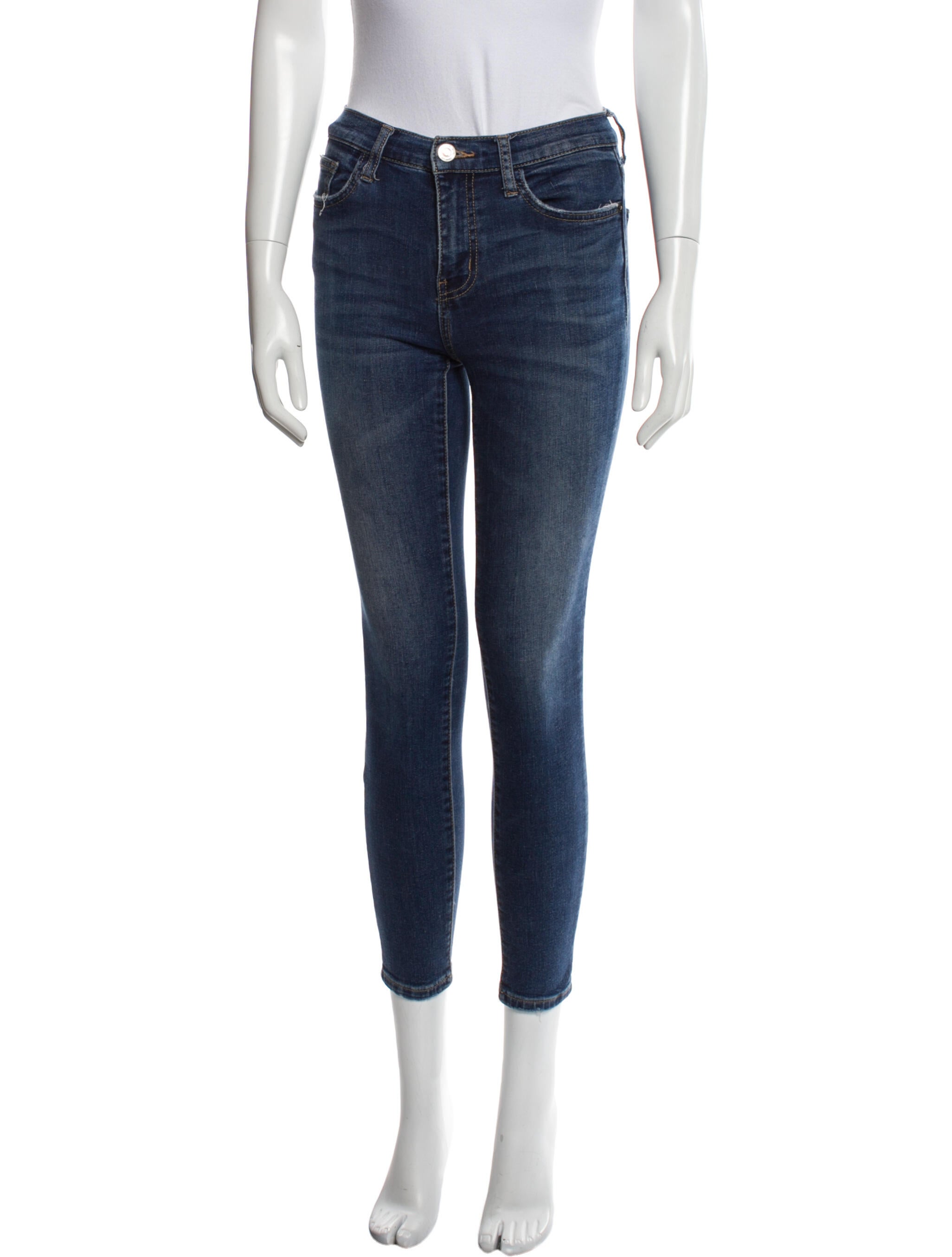 Current/Elliott Mid-Rise Skinny Leg Jeans