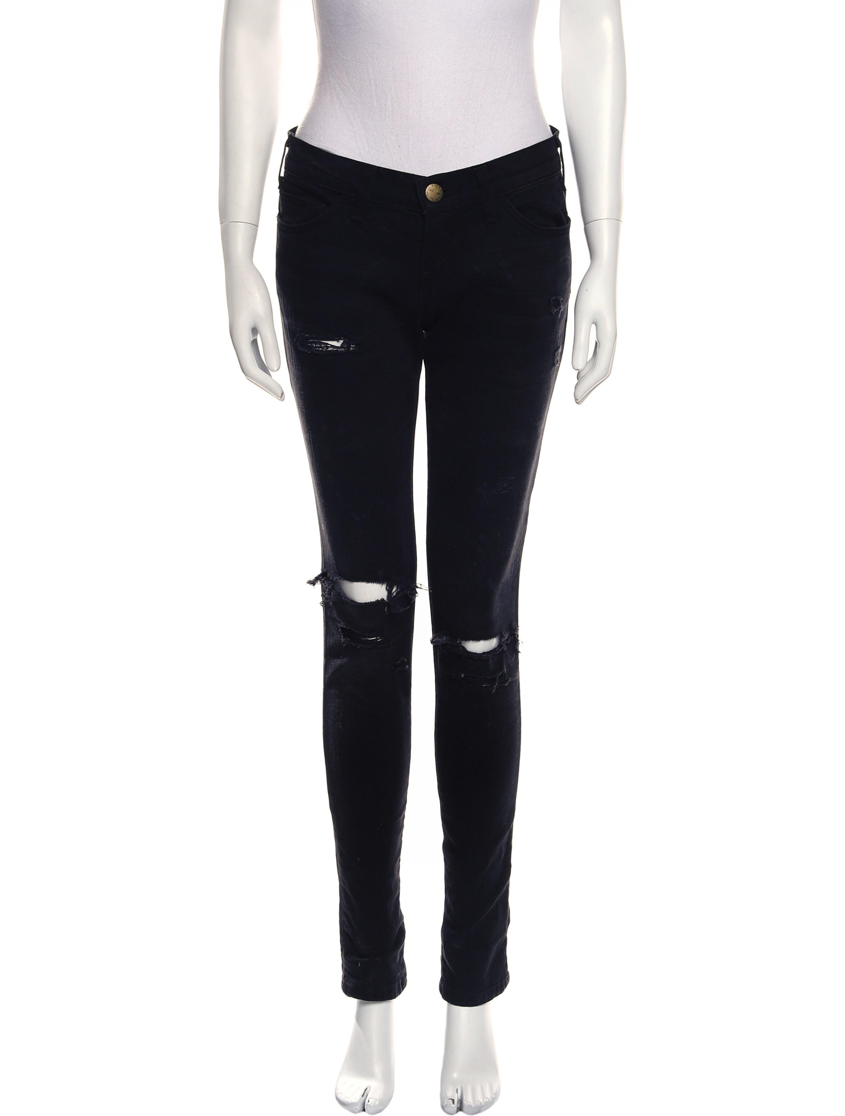 Current/Elliott Mid-Rise Skinny Leg Jeans