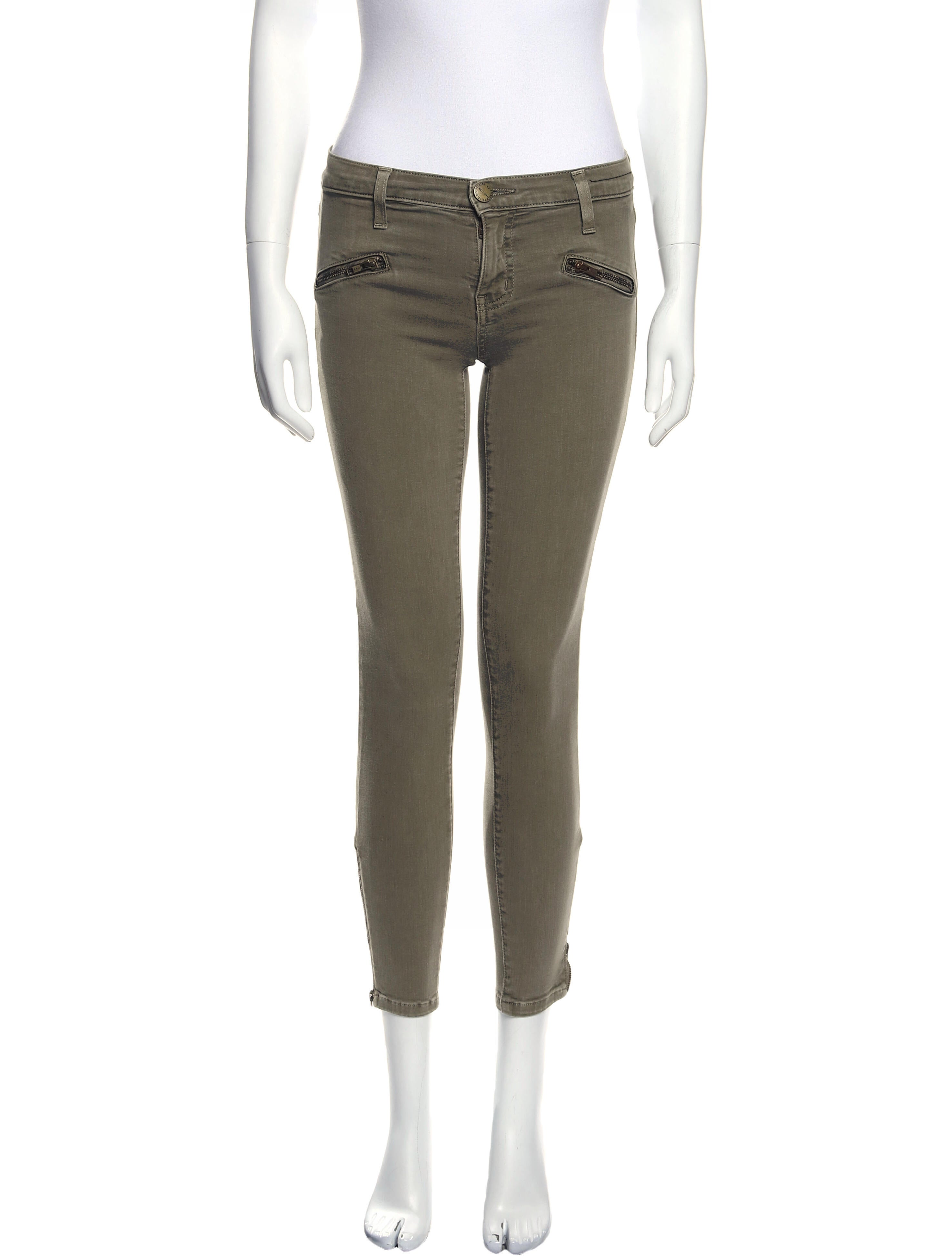 Current/Elliott Low-Rise Skinny Leg Jeans