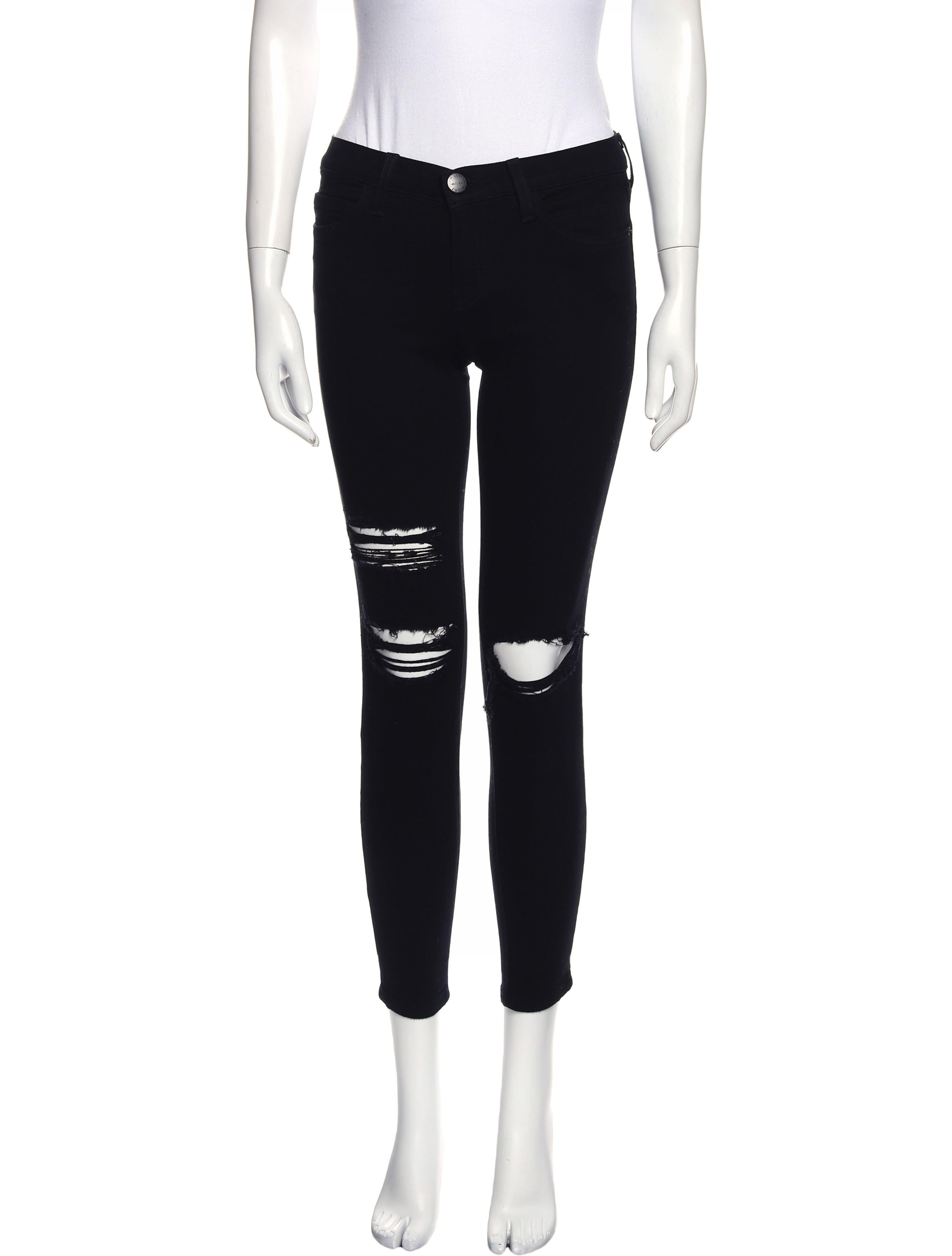 Current/Elliott Low-Rise Skinny Leg Jeans