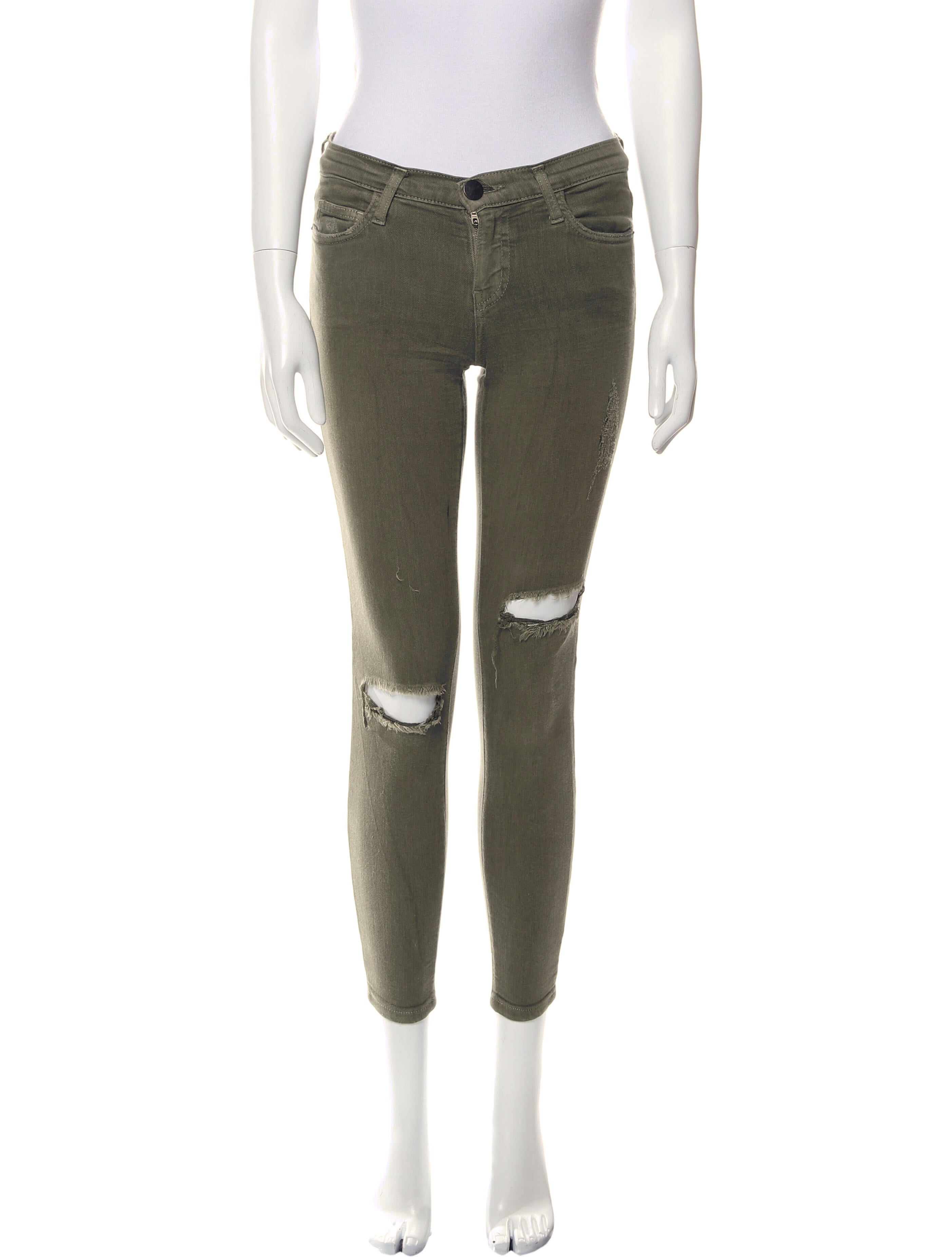 Current/Elliott Low-Rise Skinny Leg Jeans