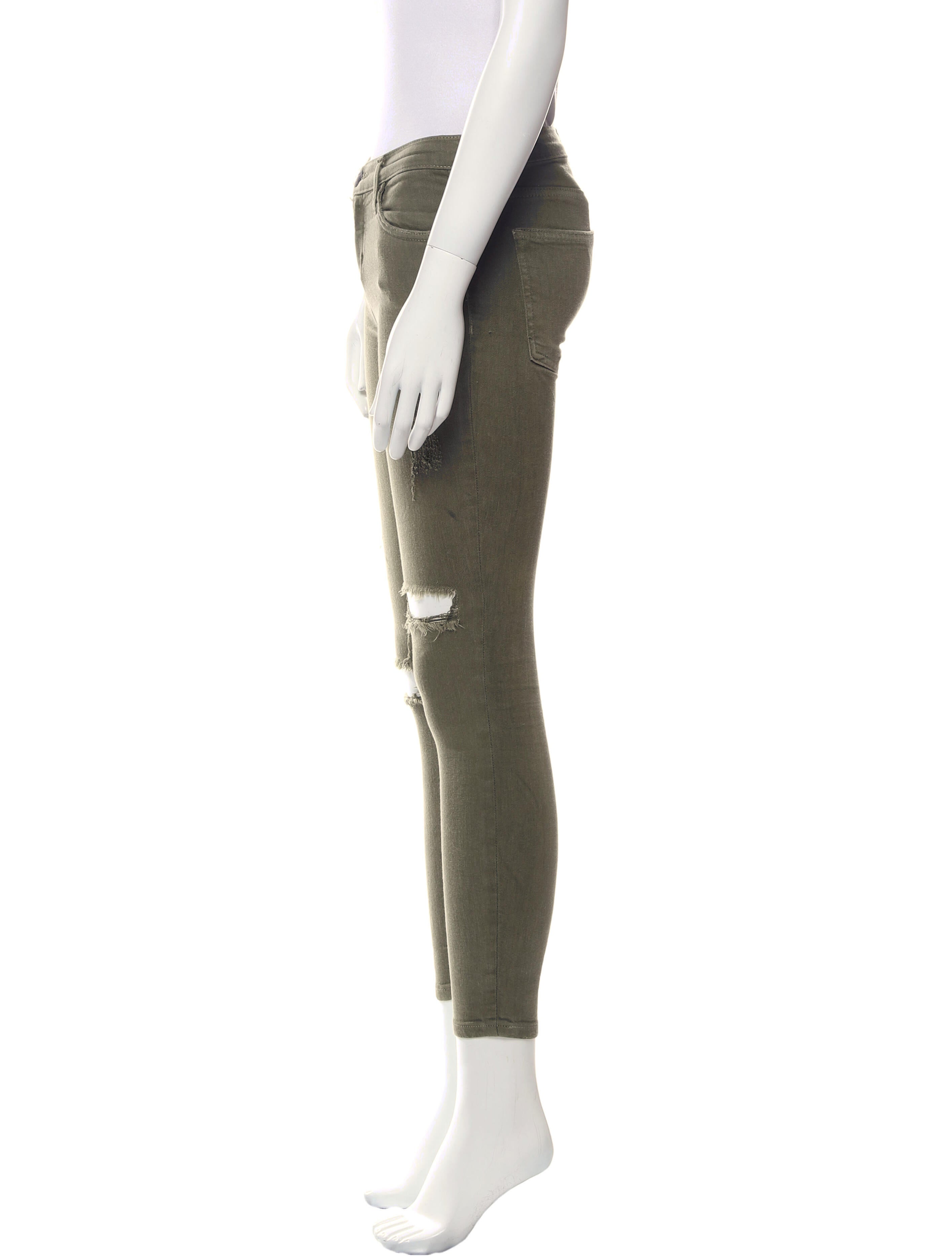 Current/Elliott Low-Rise Skinny Leg Jeans