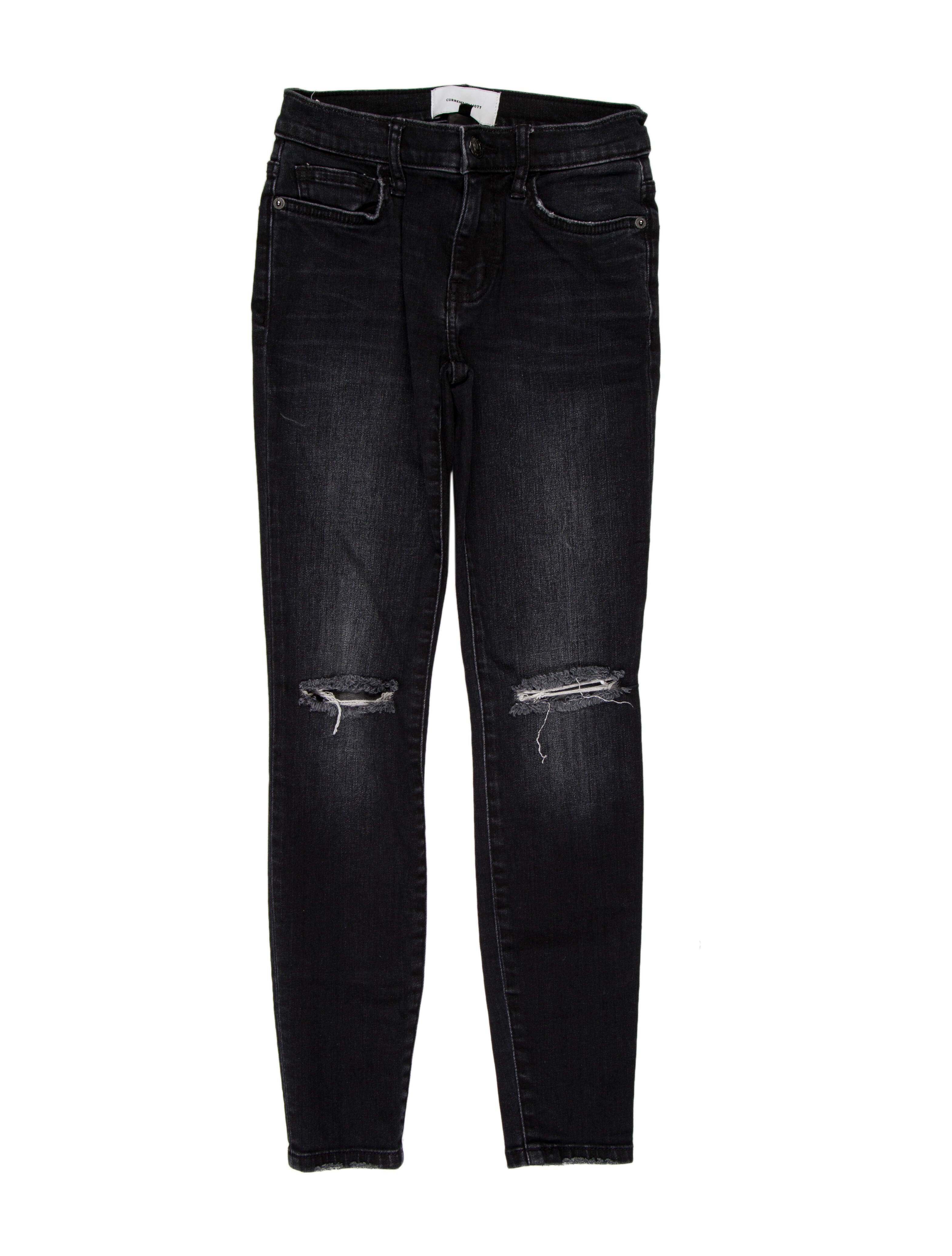Current/Elliott Mid-Rise Skinny Leg Jeans