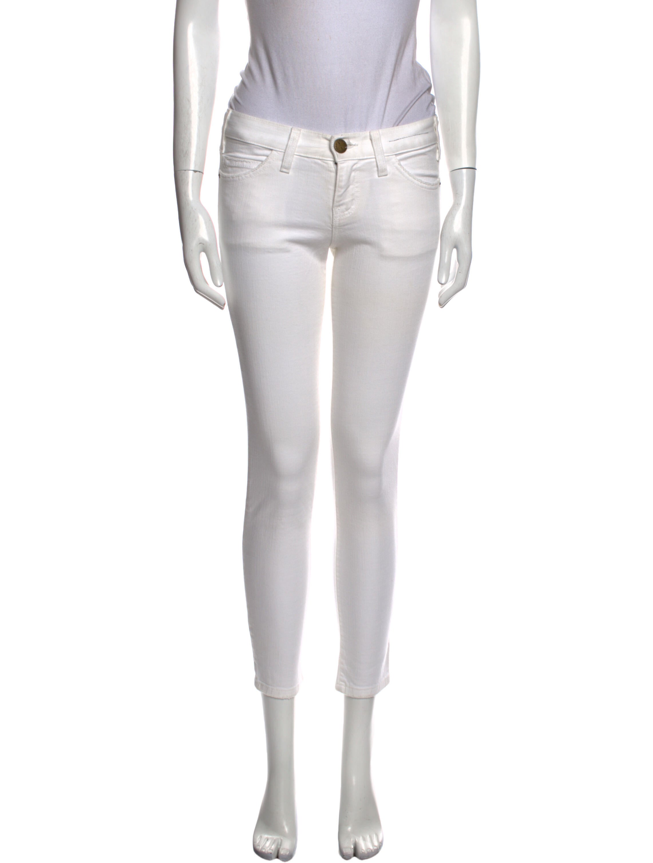 Current/Elliott Mid-Rise Skinny Leg Jeans