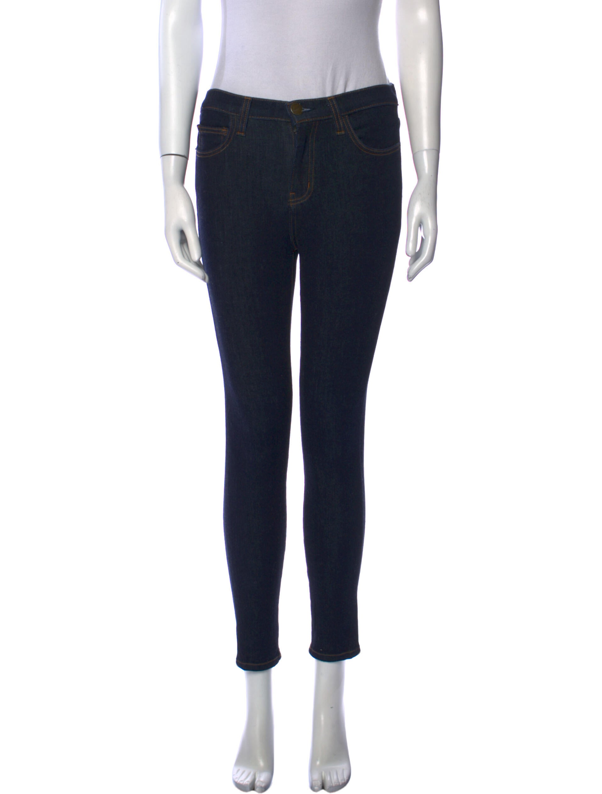Current/Elliott Mid-Rise Skinny Leg Jeans