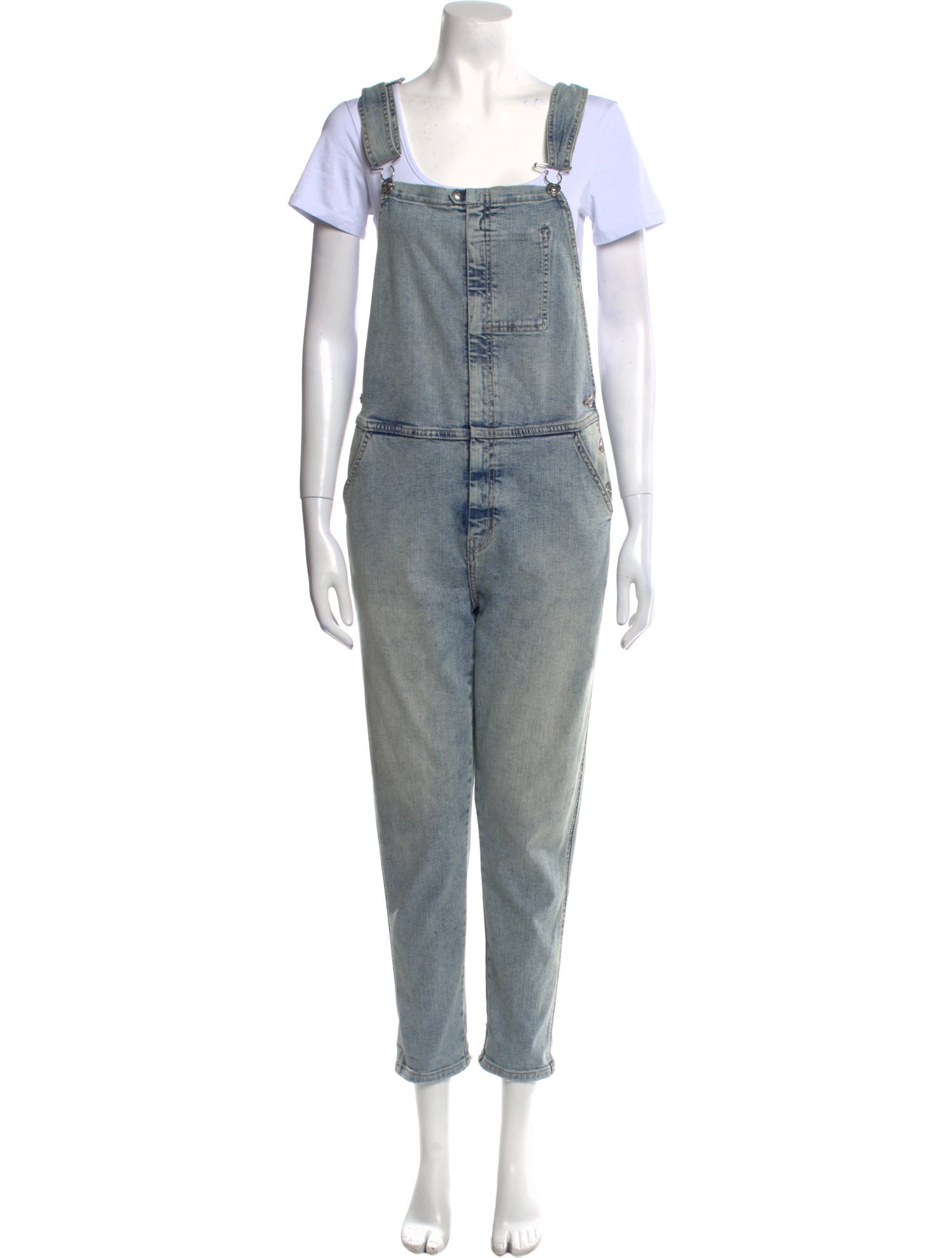 Current/Elliott Square Neckline Jumpsuit