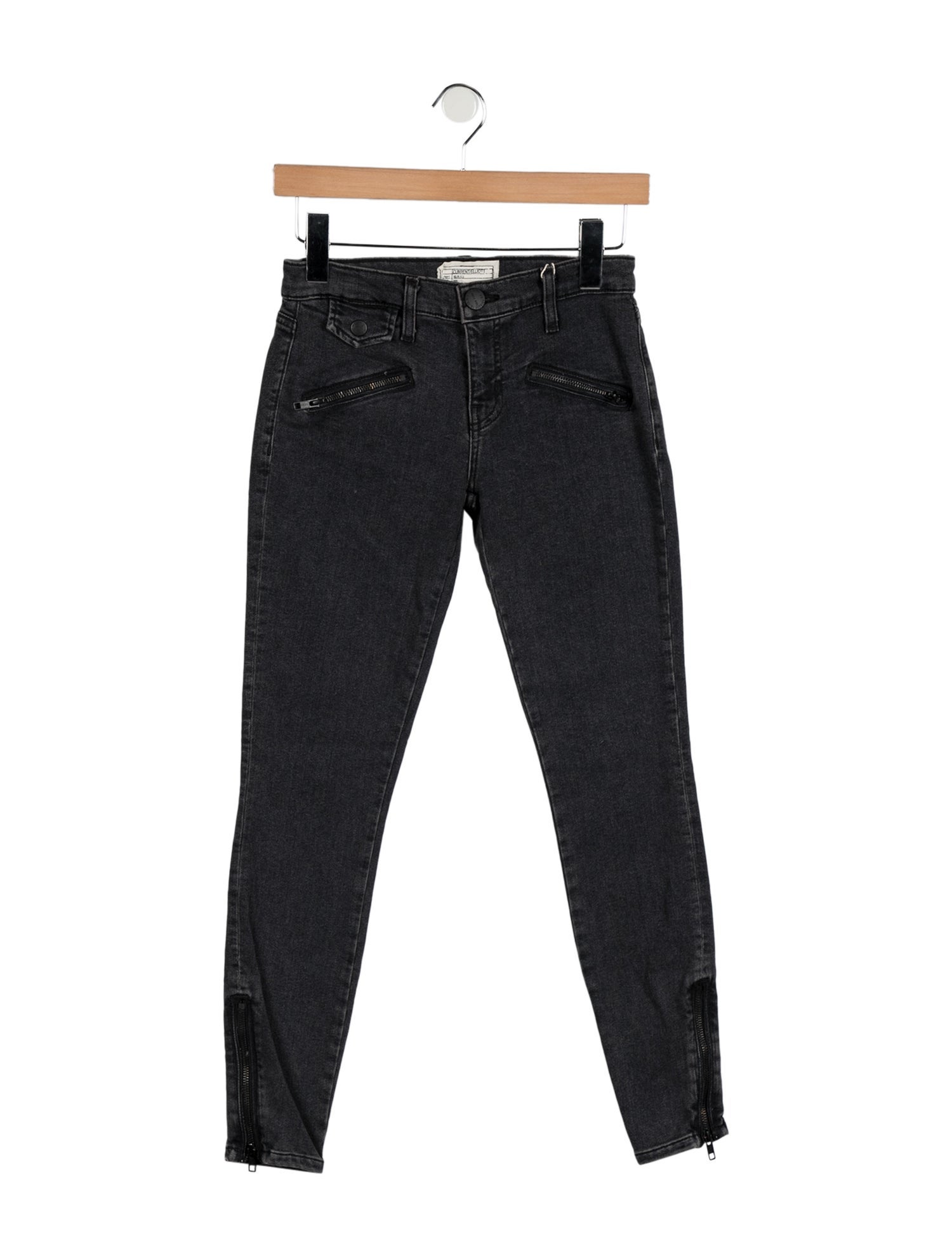 Current/Elliott Low-Rise Skinny Leg Jeans