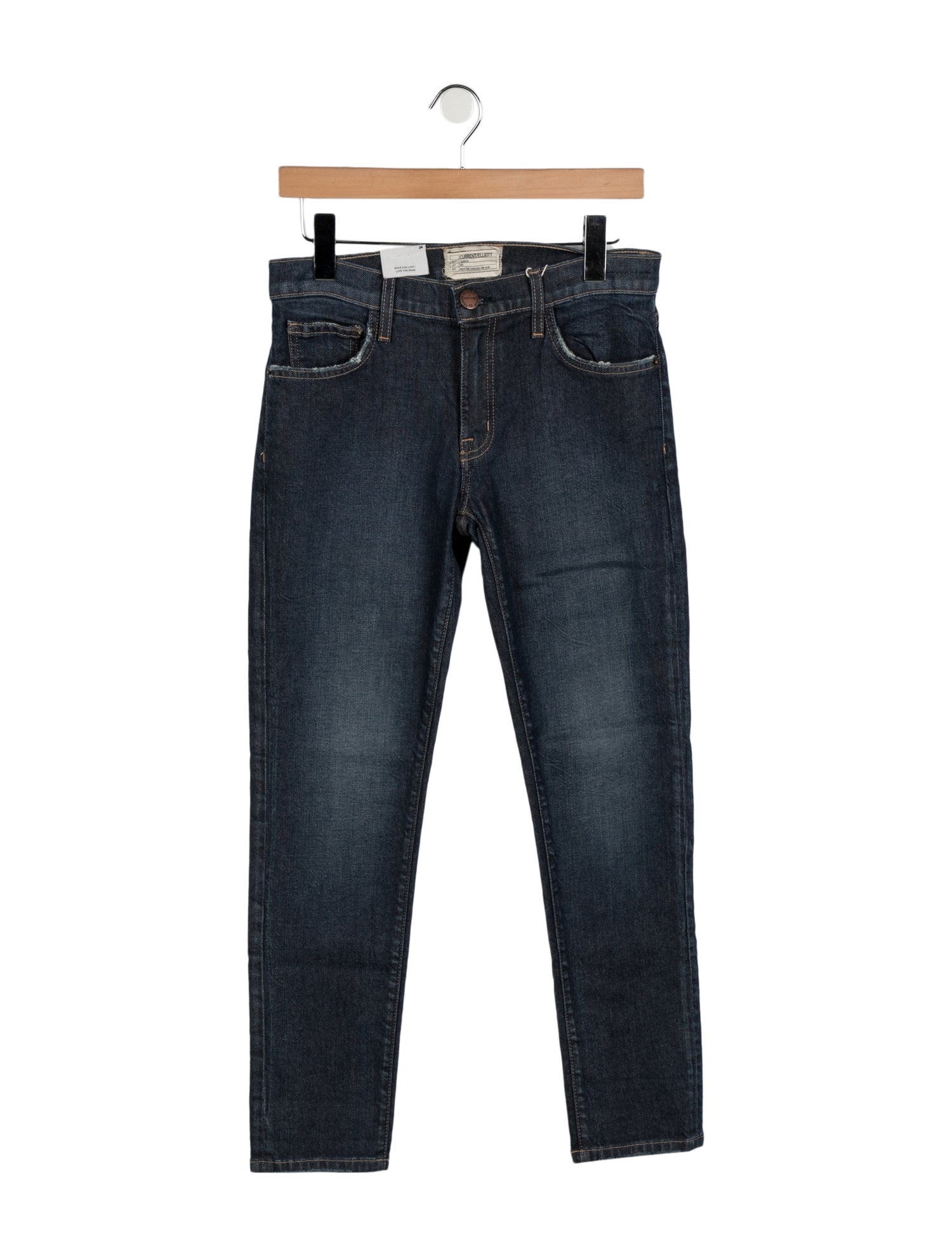 Current/Elliott Low-Rise Skinny Leg Jeans