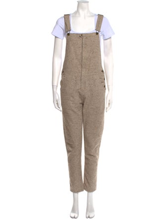 Current/Elliott Square Neckline Jumpsuit