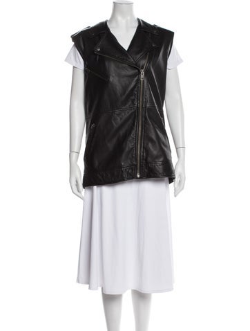 Current/Elliott Jackets Leather Vest M