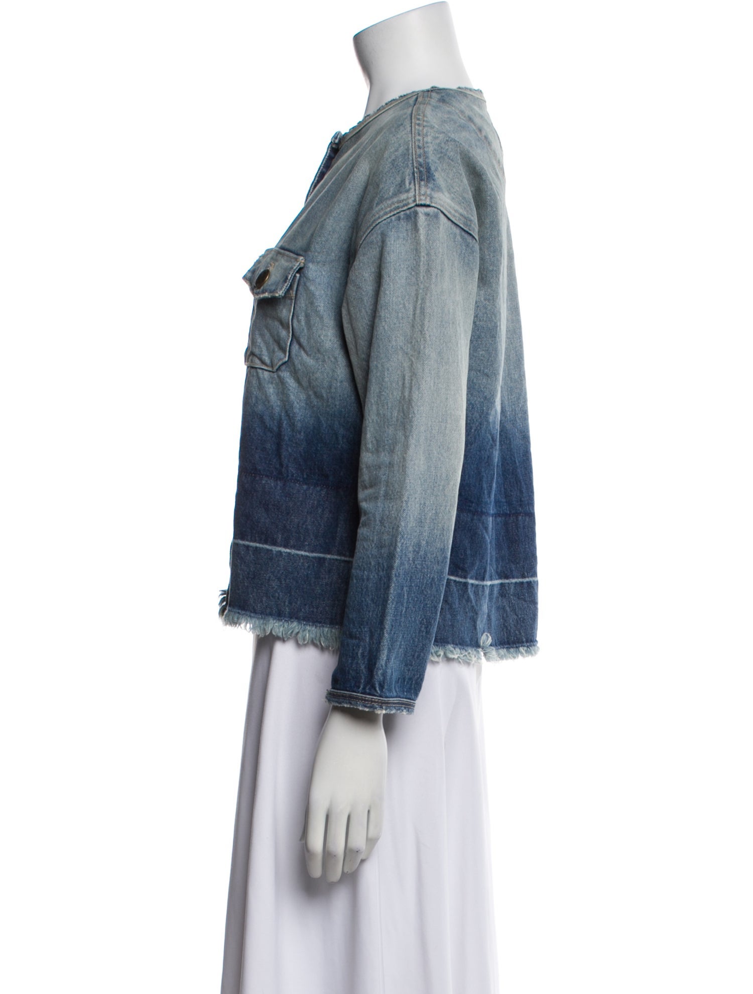 Current/Elliott Printed Denim Jacket