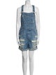 Current/Elliott Square Neckline Overalls