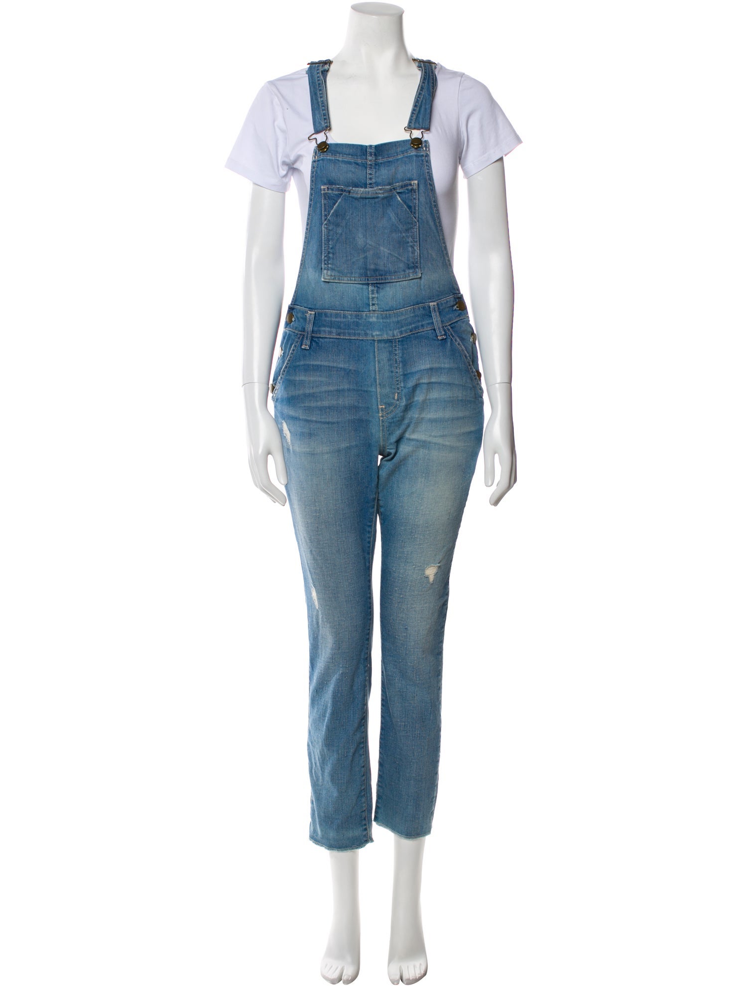 Current/Elliott Square Neckline Jumpsuit