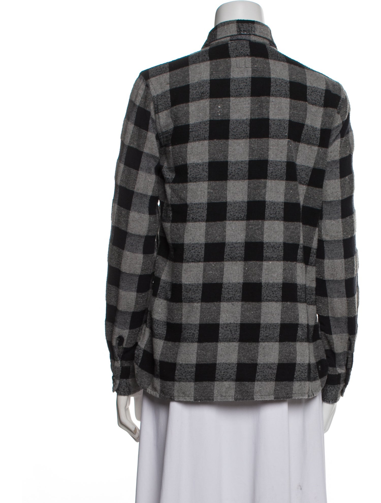 Current/Elliott Plaid Print Jacket
