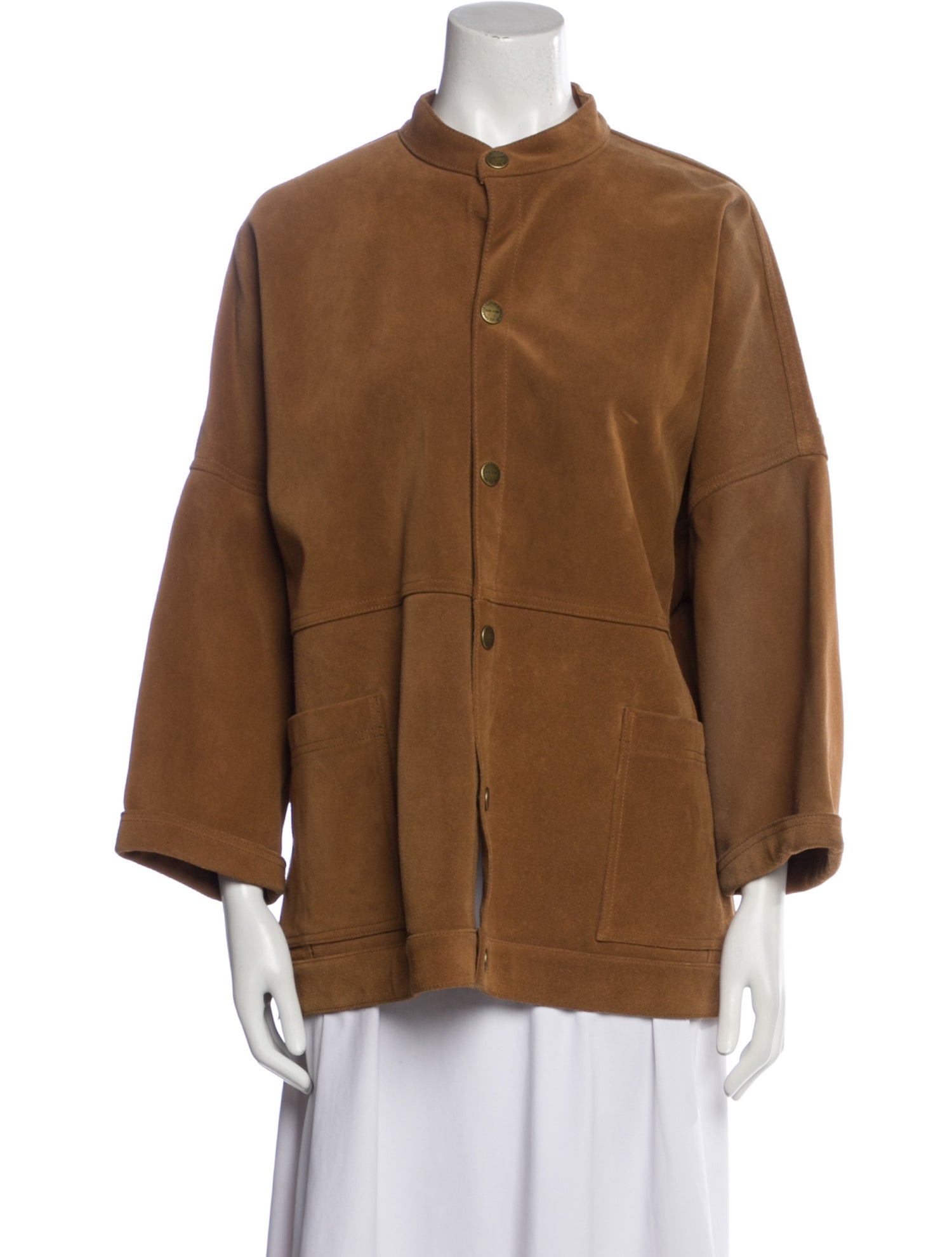 Current/Elliott Leather Utility Jacket