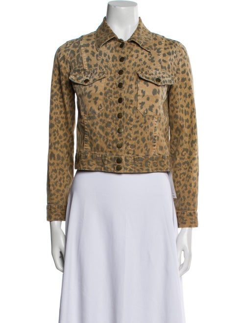Current/Elliott Animal Print Jacket