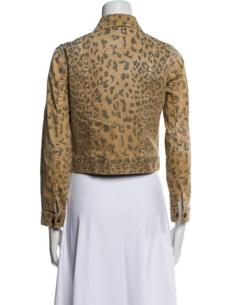 Current/Elliott Animal Print Jacket