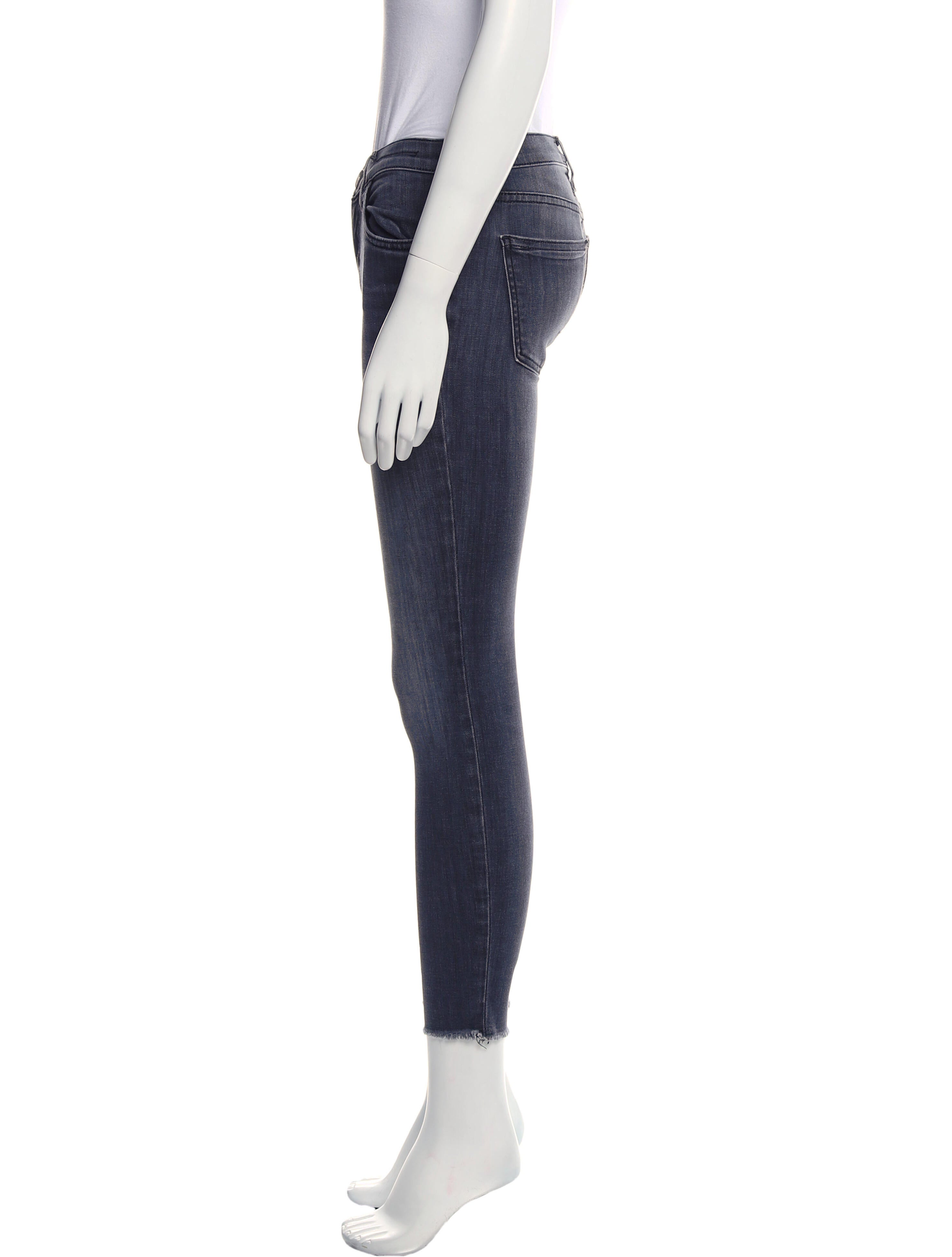 Current/Elliott Low-Rise Skinny Leg Jeans