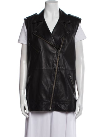 Current/Elliott Leather Biker Jacket