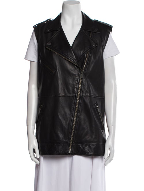 Current/Elliott Leather Biker Jacket