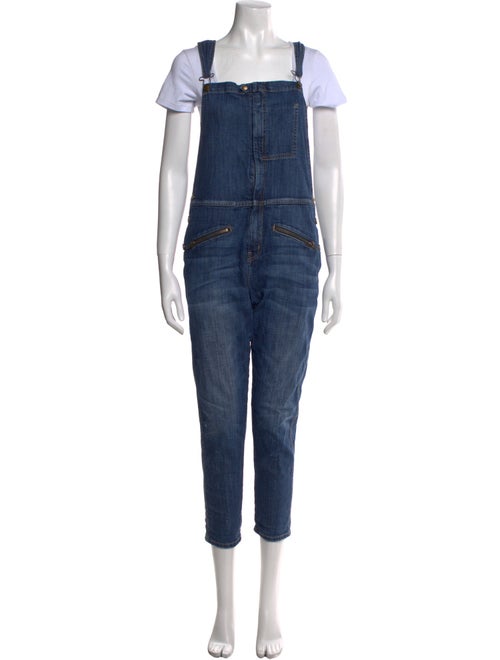 Current/Elliott Square Neckline Jumpsuit